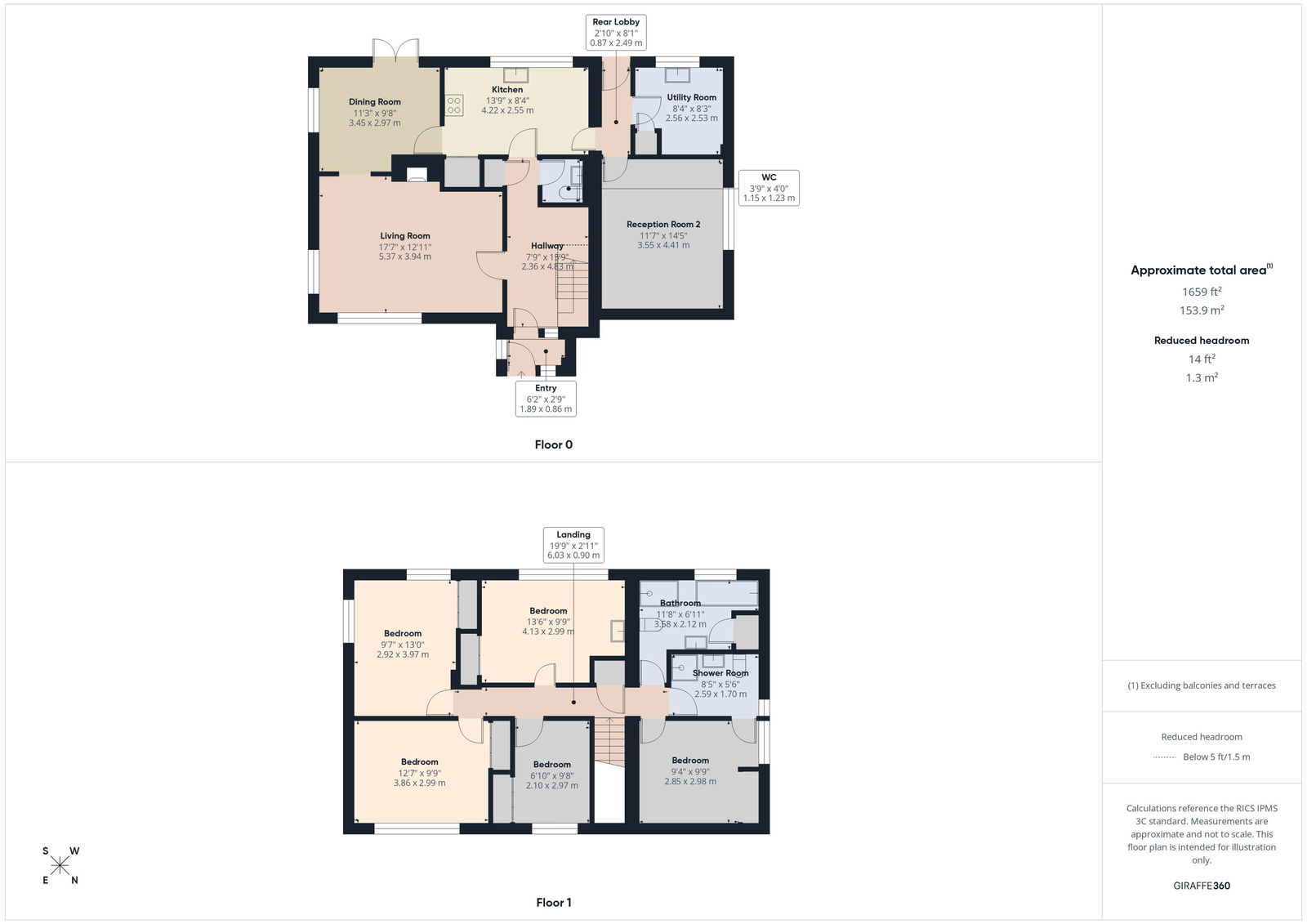 4, Kent Close, Attleborough floorplan