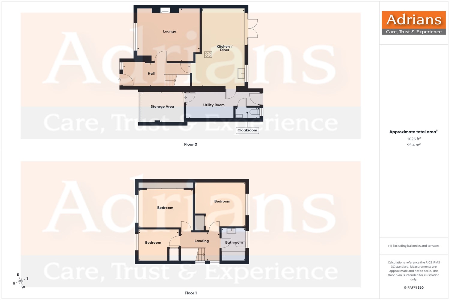 6, Nabbott Road, Beechenlea, Chelmsford floorplan