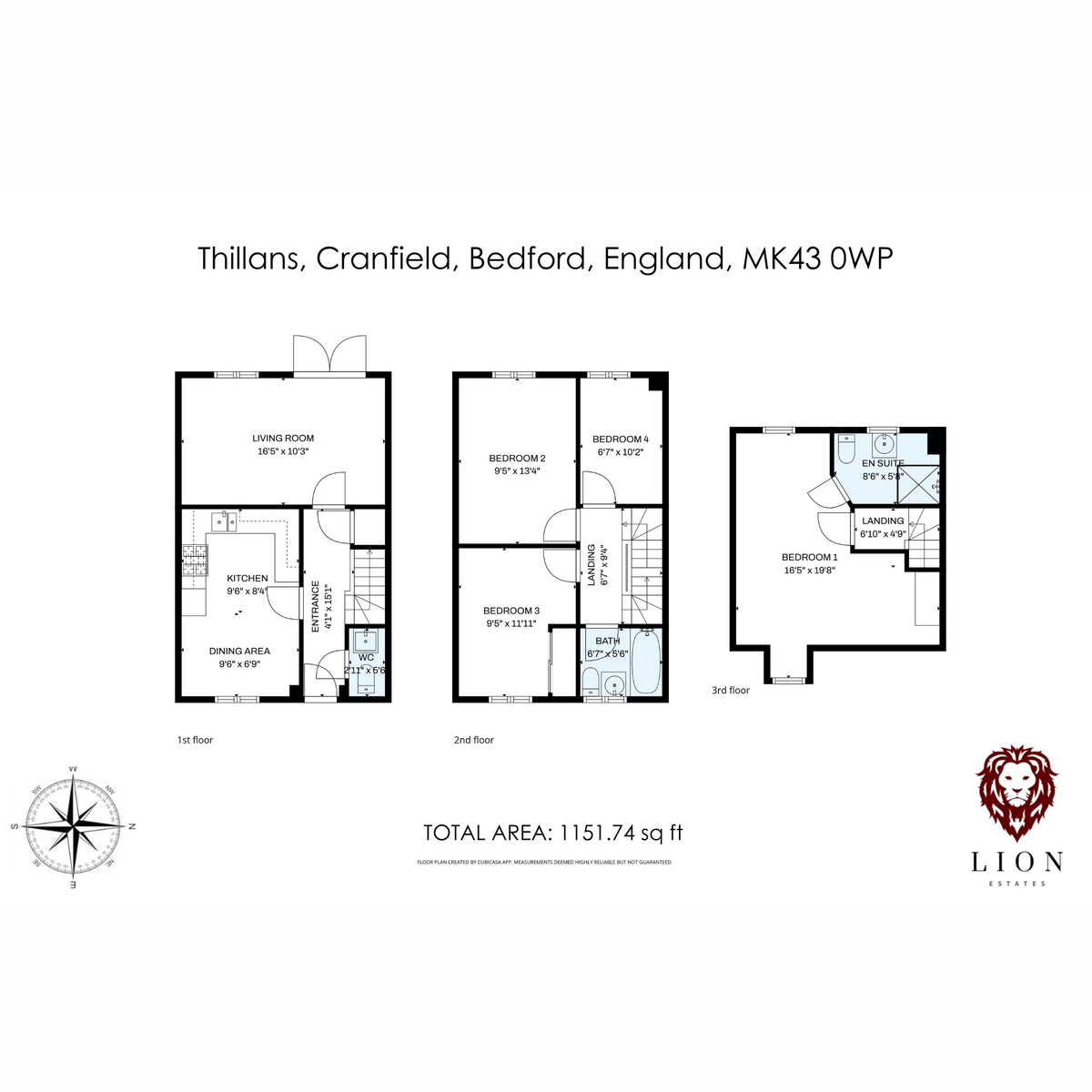 107, Thillans, Bedford floorplan