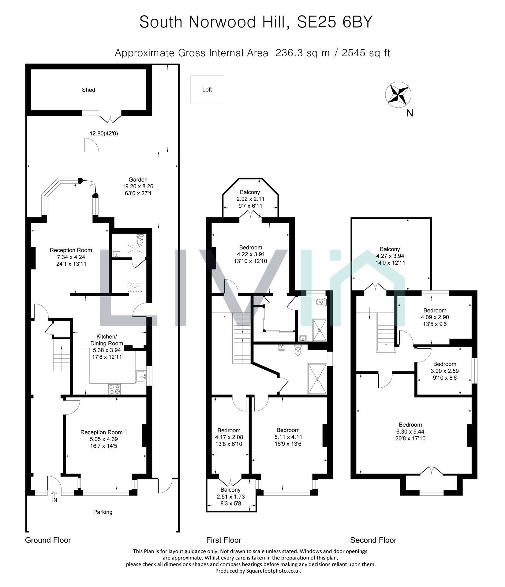 99 South Norwood Hill, London floorplan