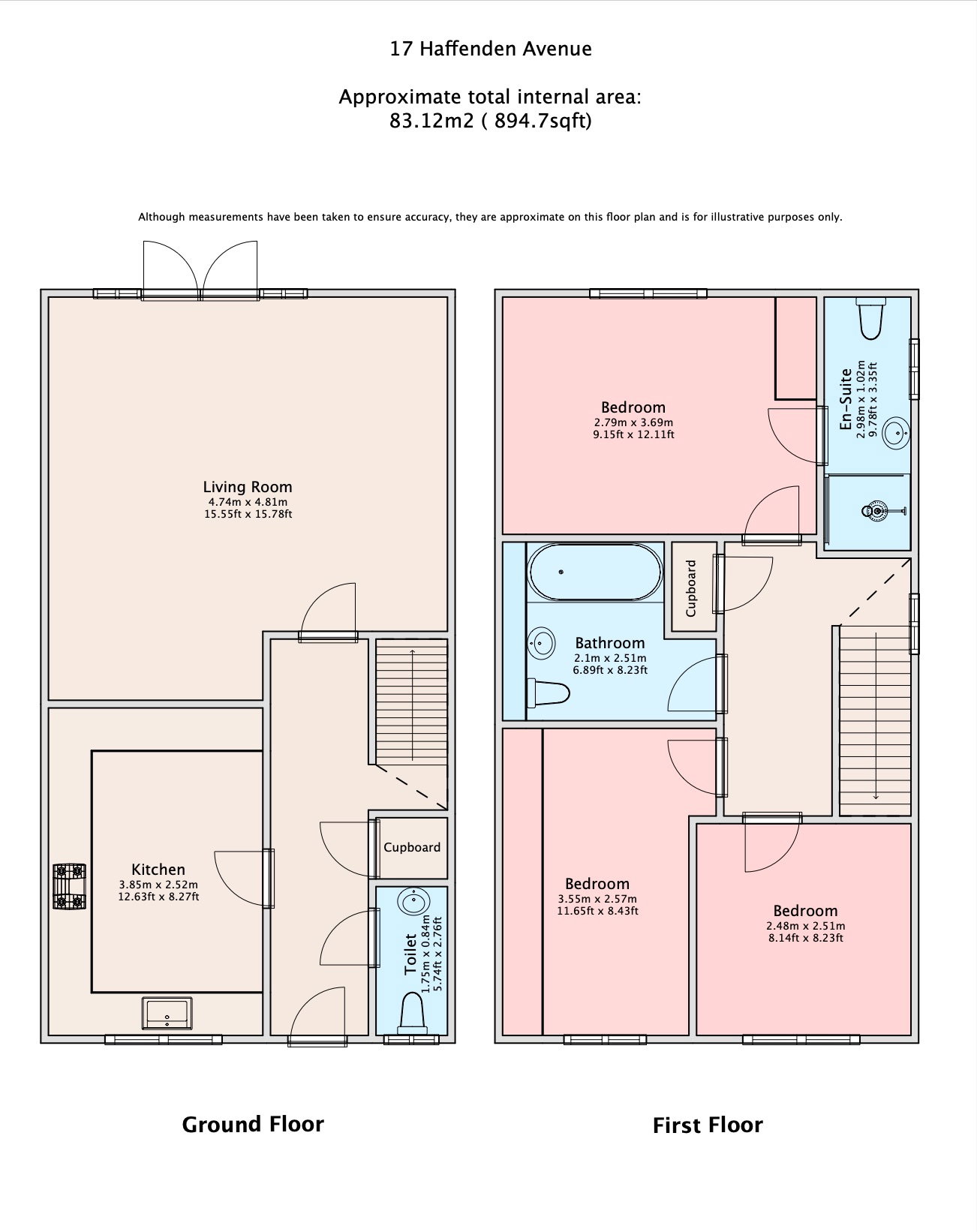 17, Haffenden Avenue, Sittingbourne floorplan