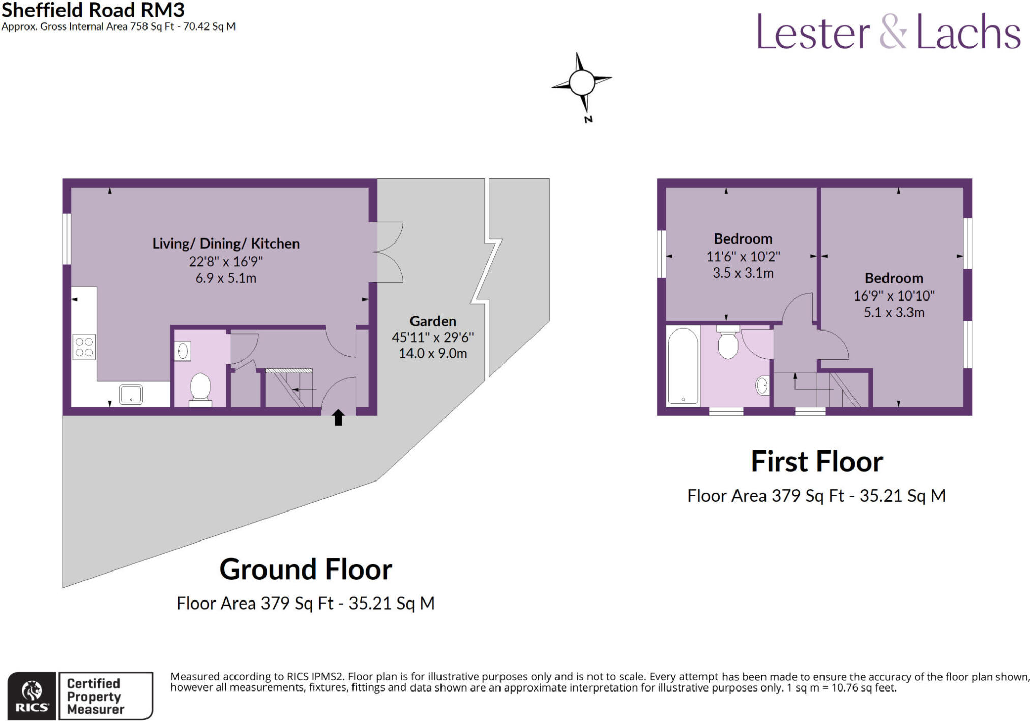 93, Sheffield Drive, Romford floorplan