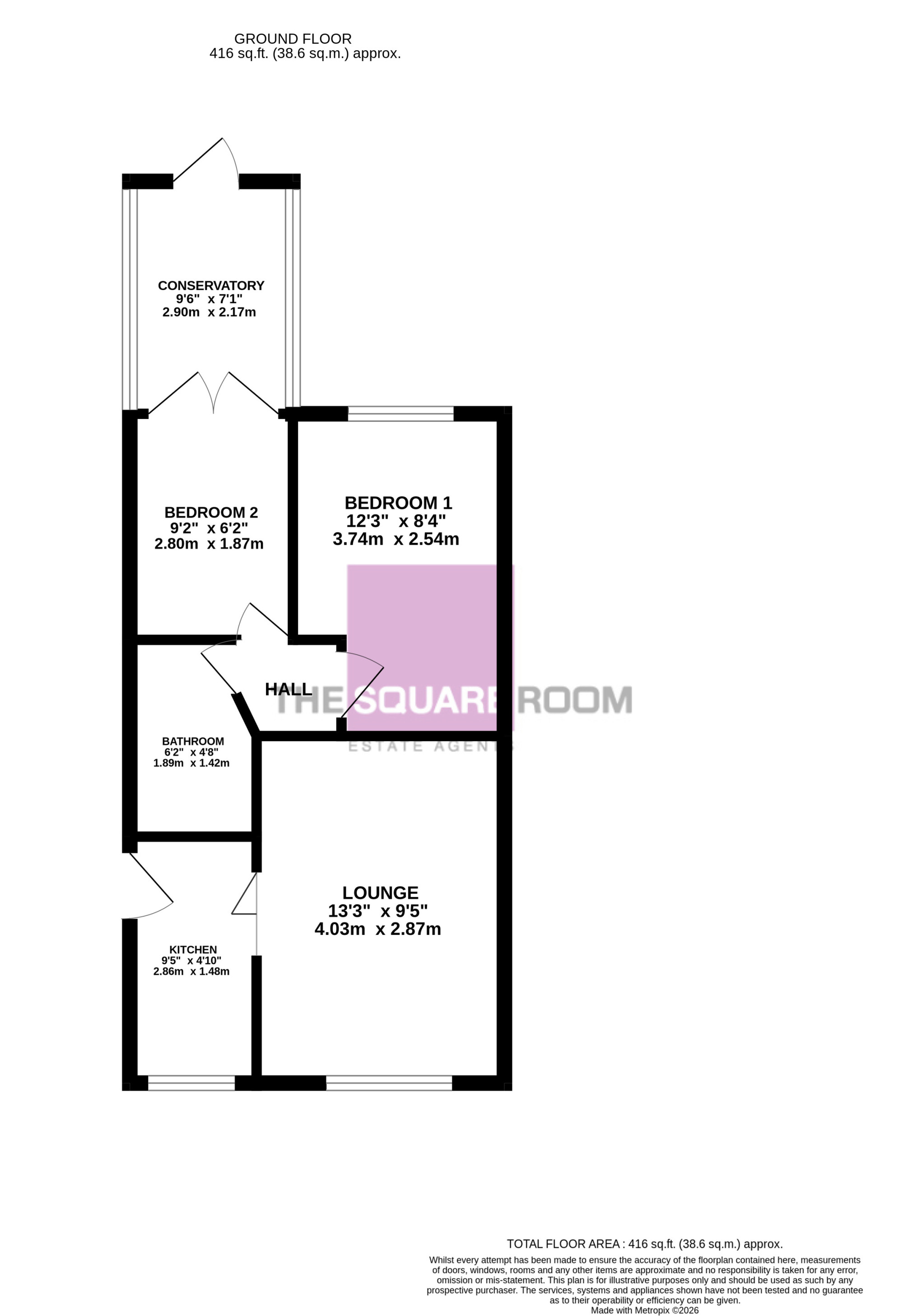 8, Pavey Close, South Shore floorplan