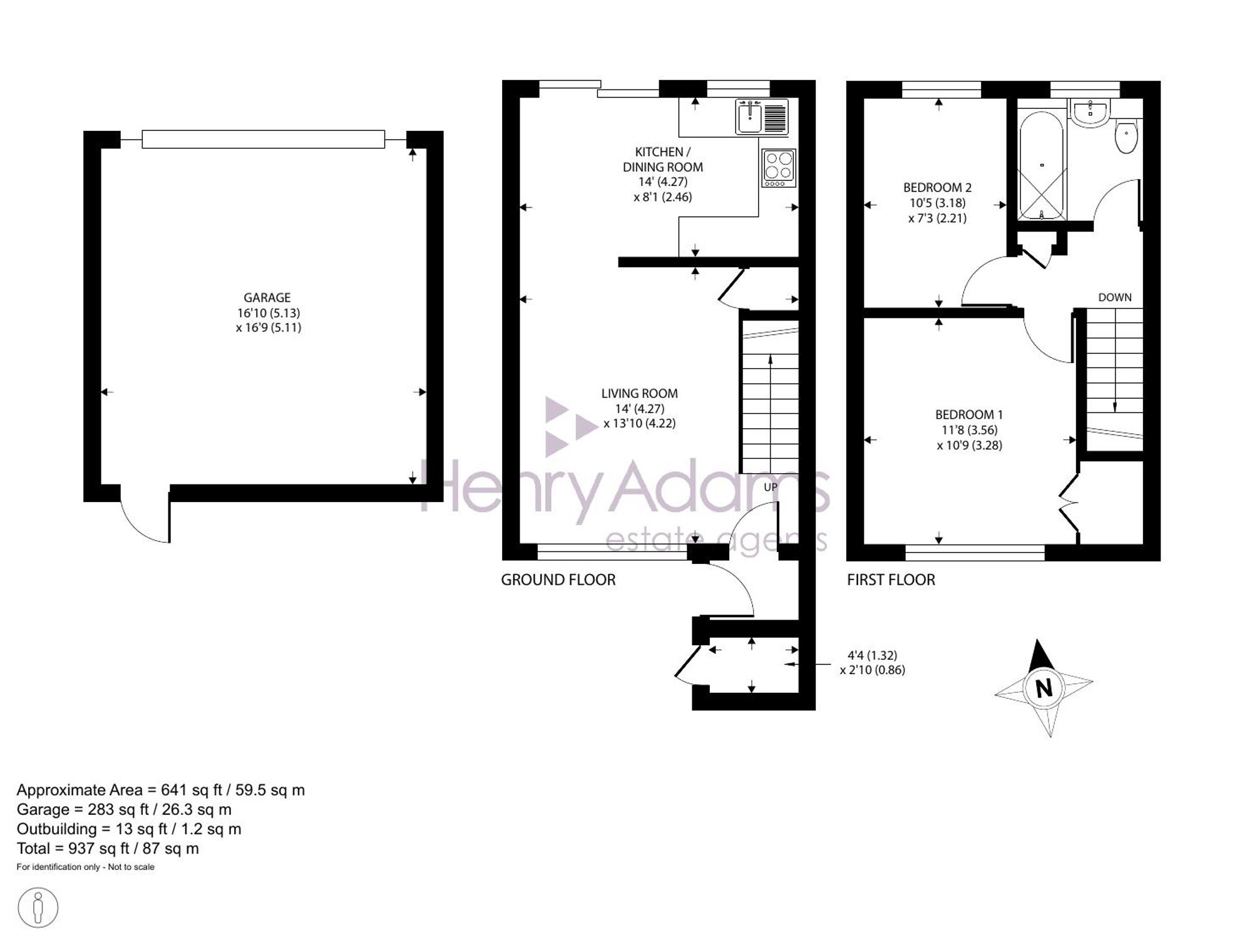 94 Gainsborough Drive, Chichester floorplan