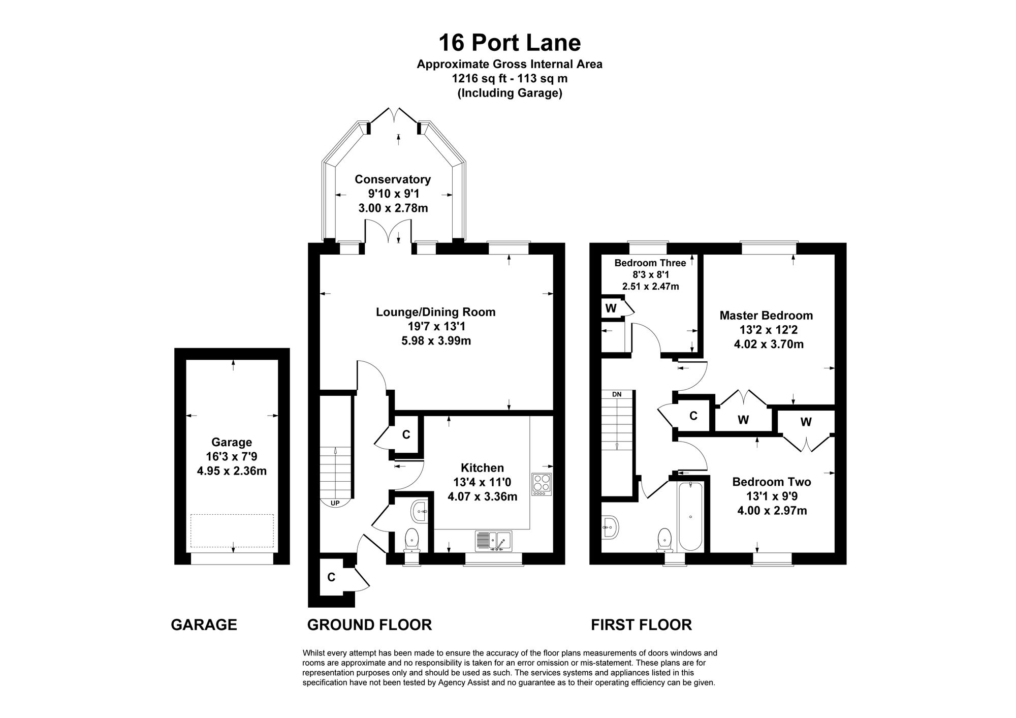 16 Port Lane, Winchester floorplan