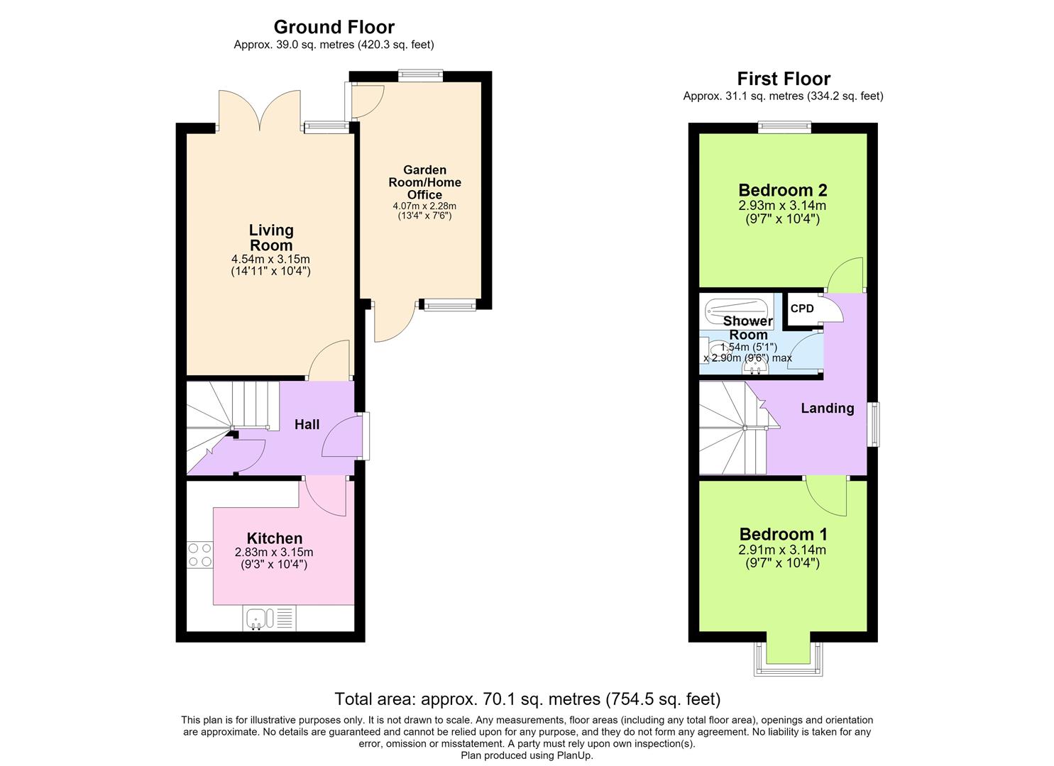 6, Marlborough Drive, Leamington Spa floorplan