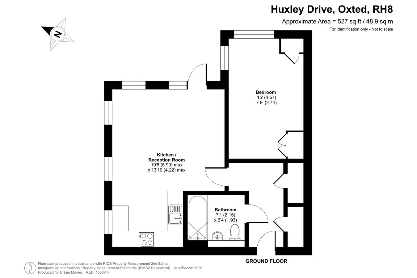3, 21, Huxley Drive, Oxted floorplan
