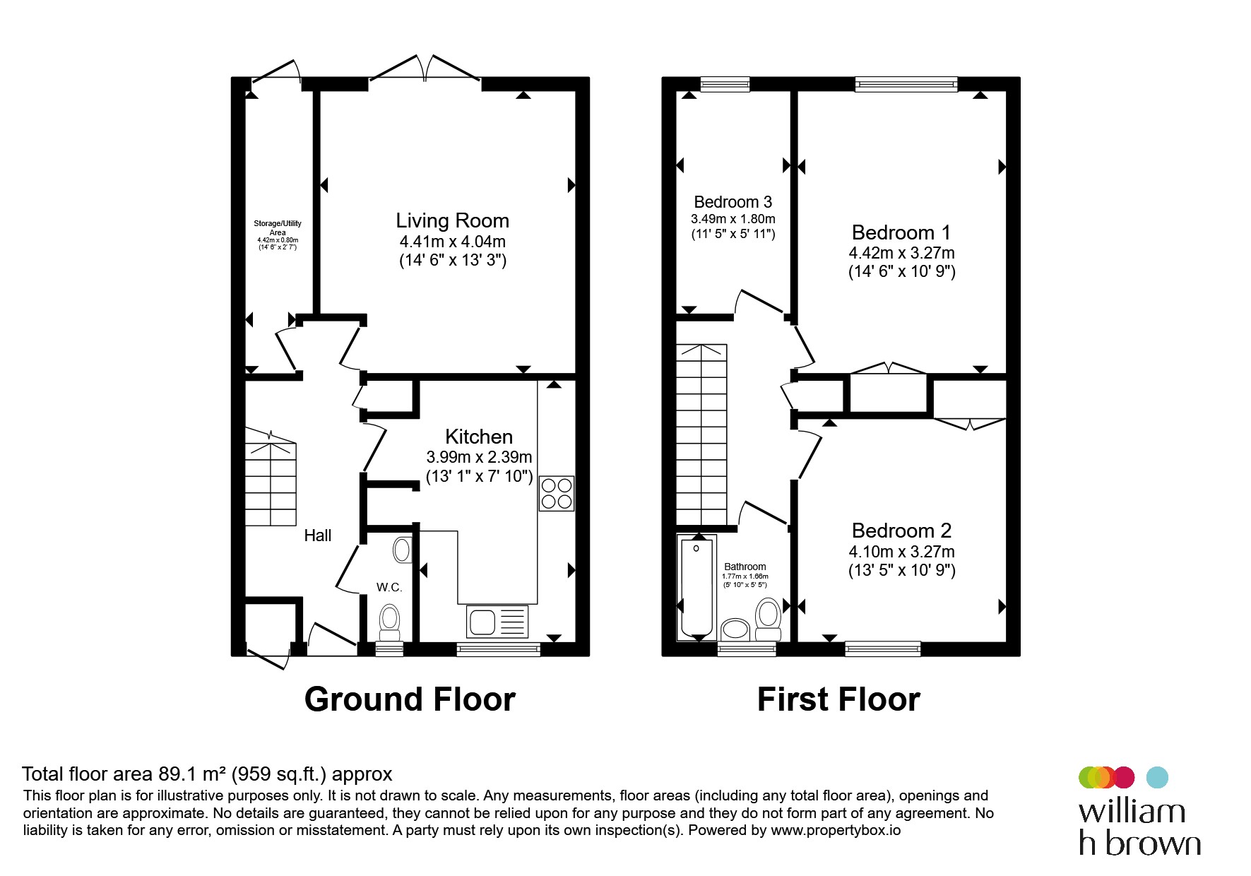 244, Milwards, Harlow floorplan