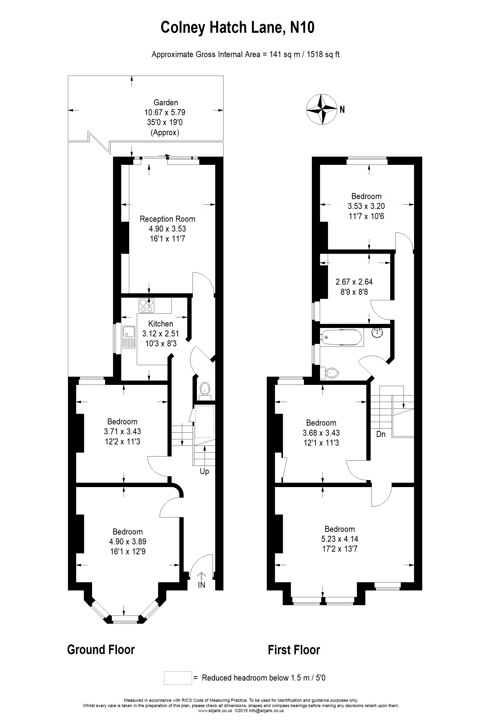 4 Bedrooms Terraced house for sale in Colney Hatch Lane, London N10