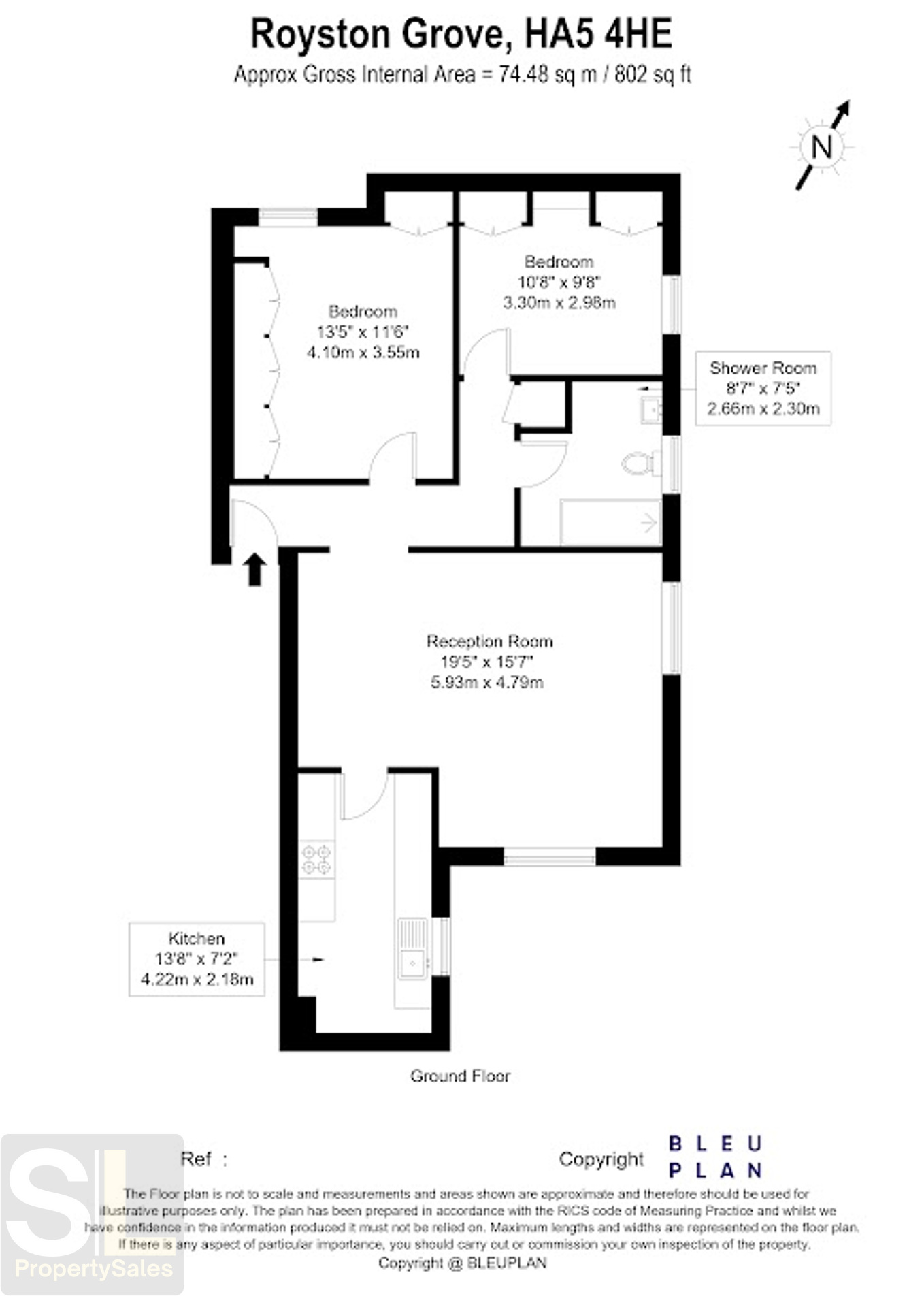 Flat 8, Pinner floorplan