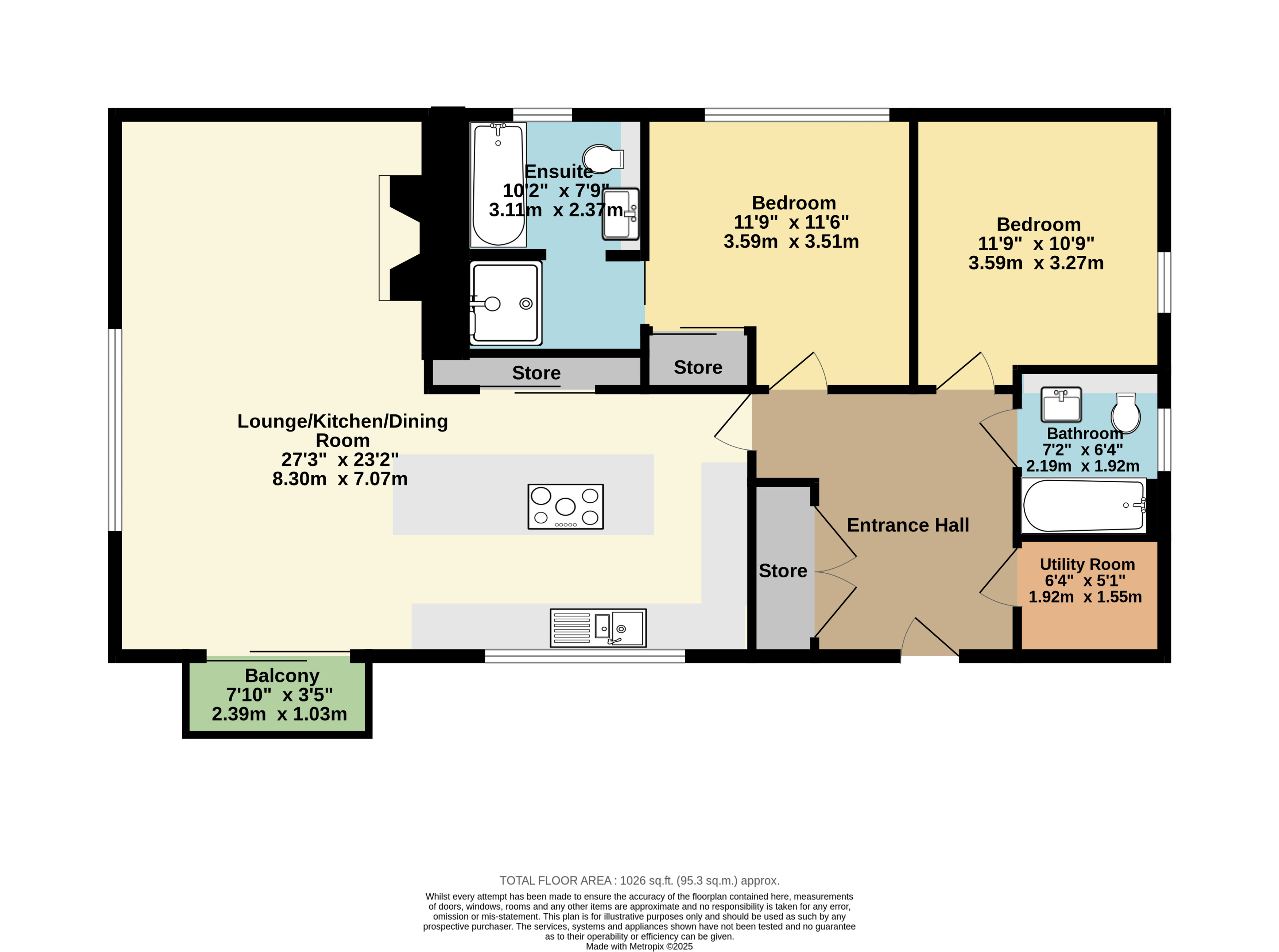 8 Orchard Yard,, Hawarden Place, Wingham floorplan
