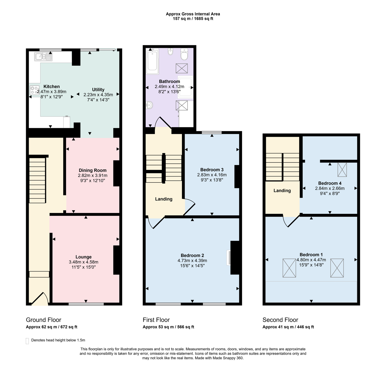65, Crosby Street, Maryport floorplan