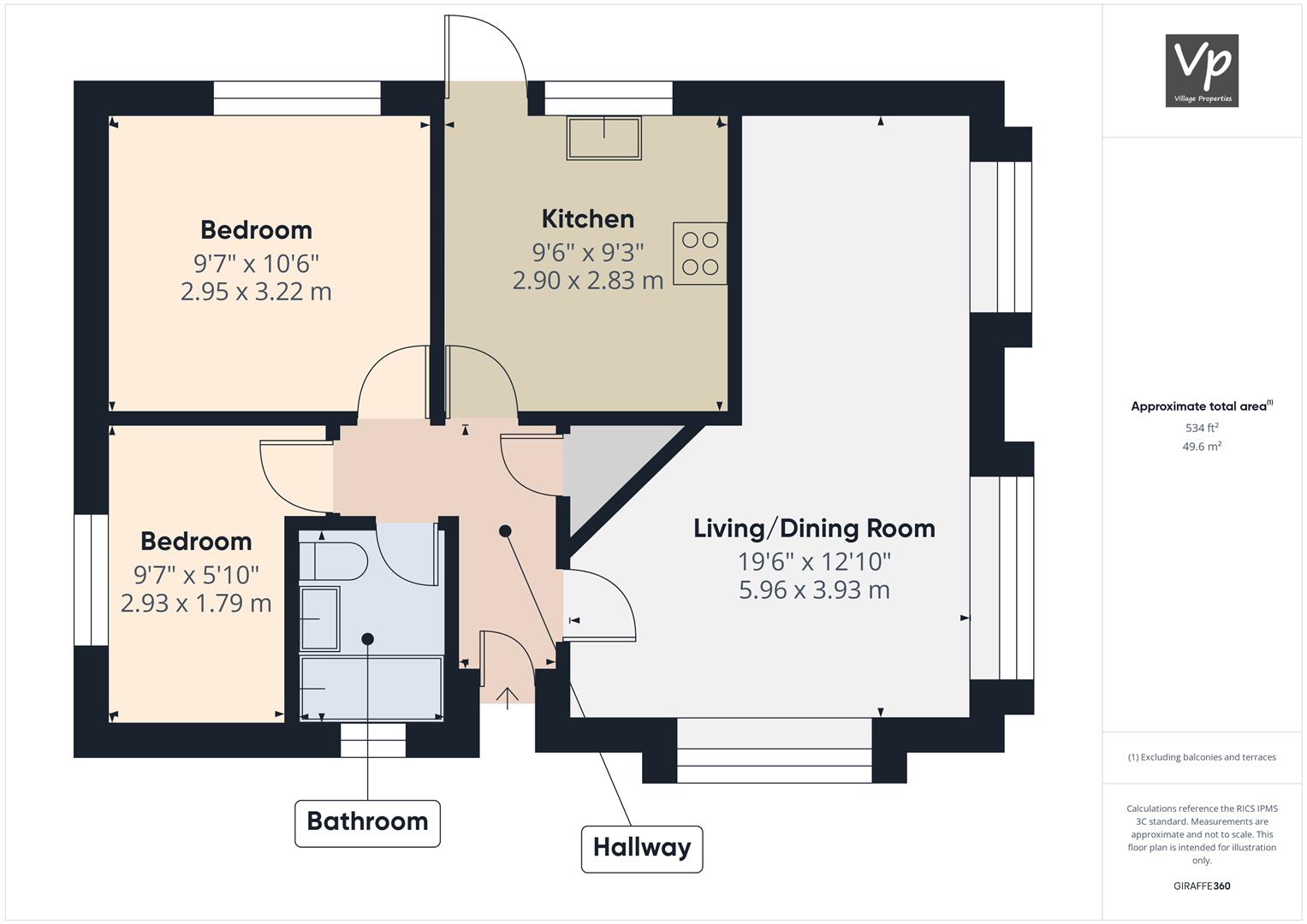 1 First Avenue, Garston Park, Reading floorplan