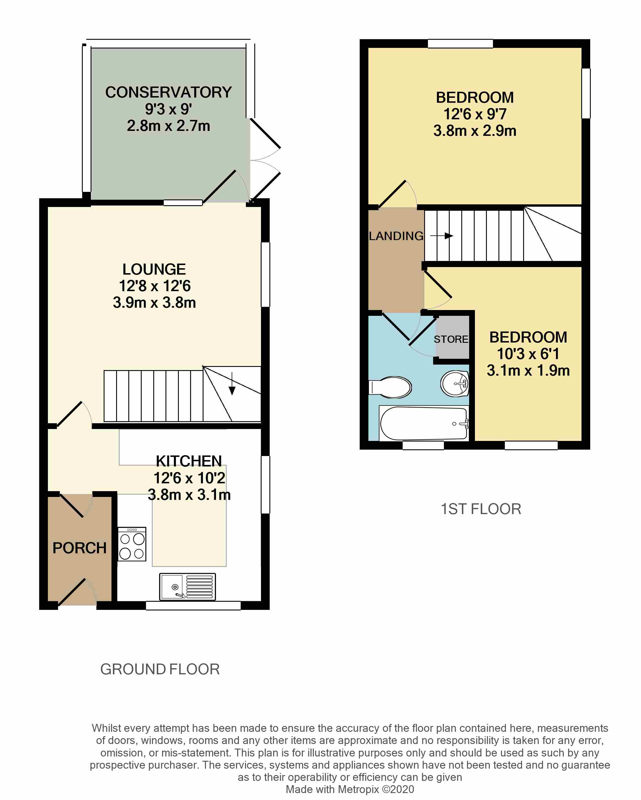 Barnston Close, Bedfordshire floorplan