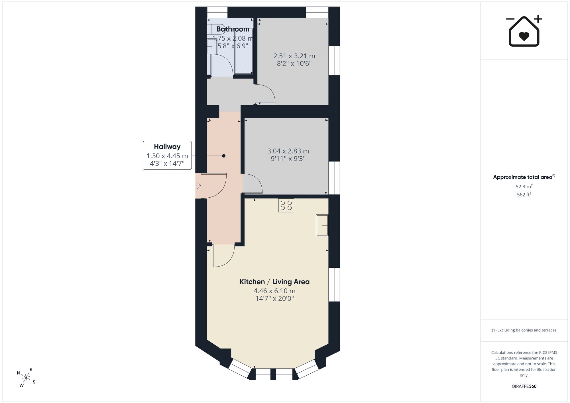 Flat 1, 5 Banwell Street, Swansea floorplan
