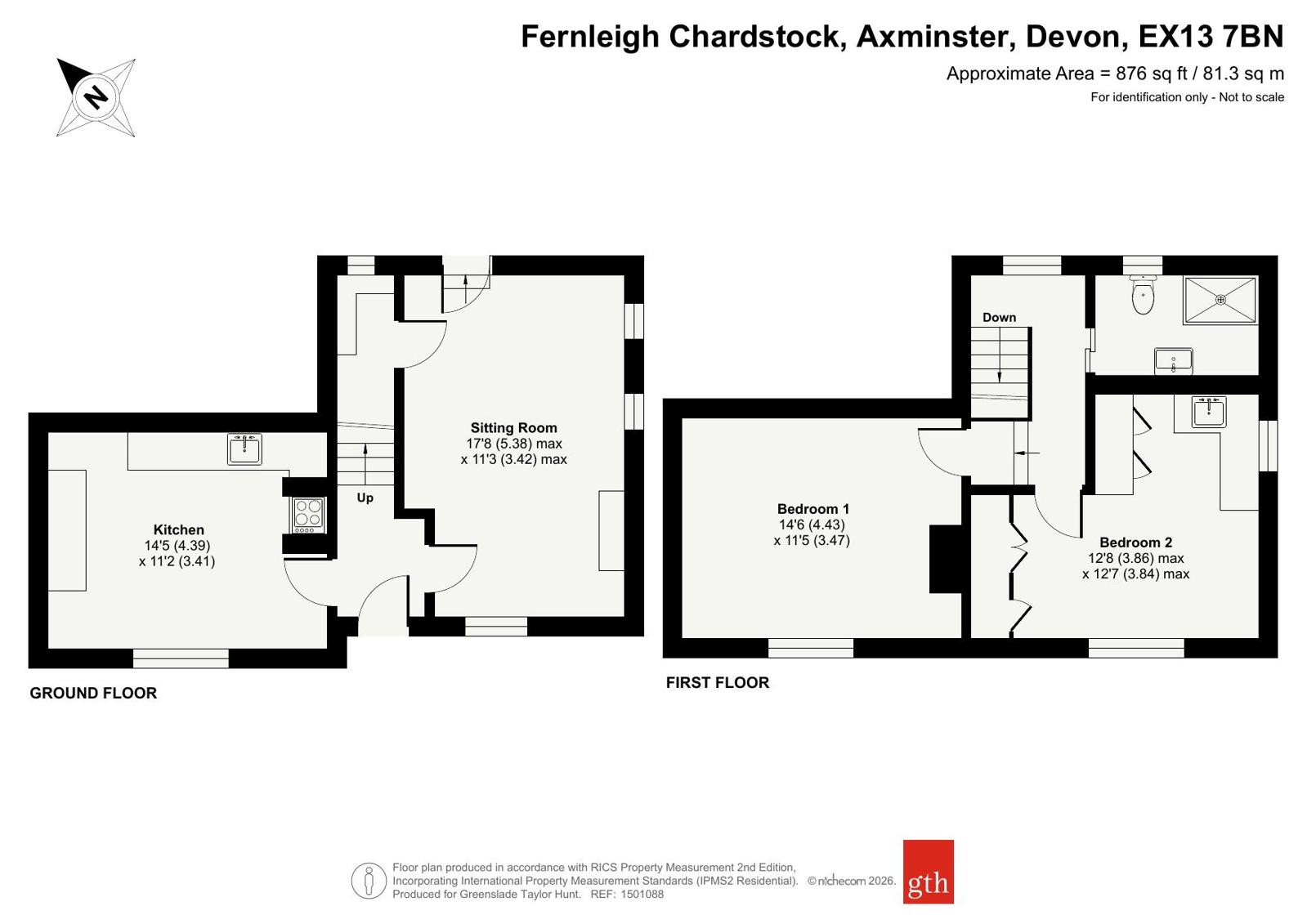 2 Fernleigh,, Chardstock, Devon floorplan