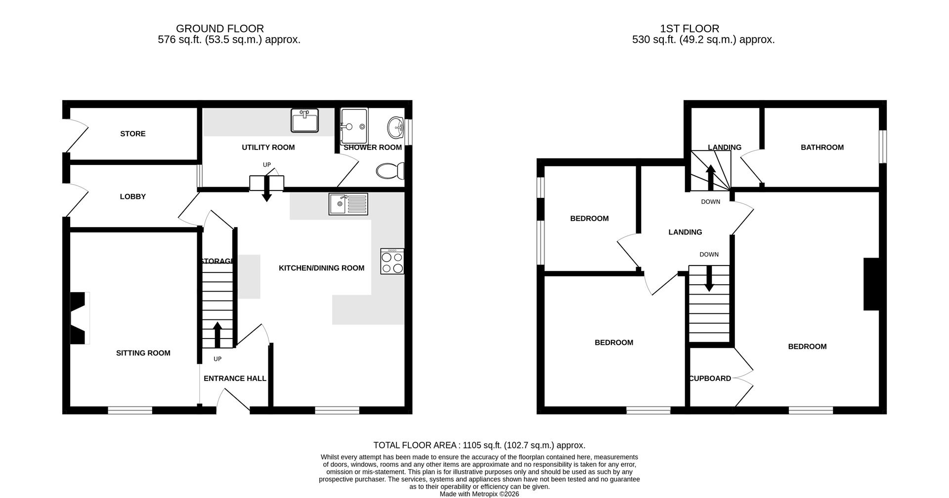 The Cottage, The Street, Bath floorplan