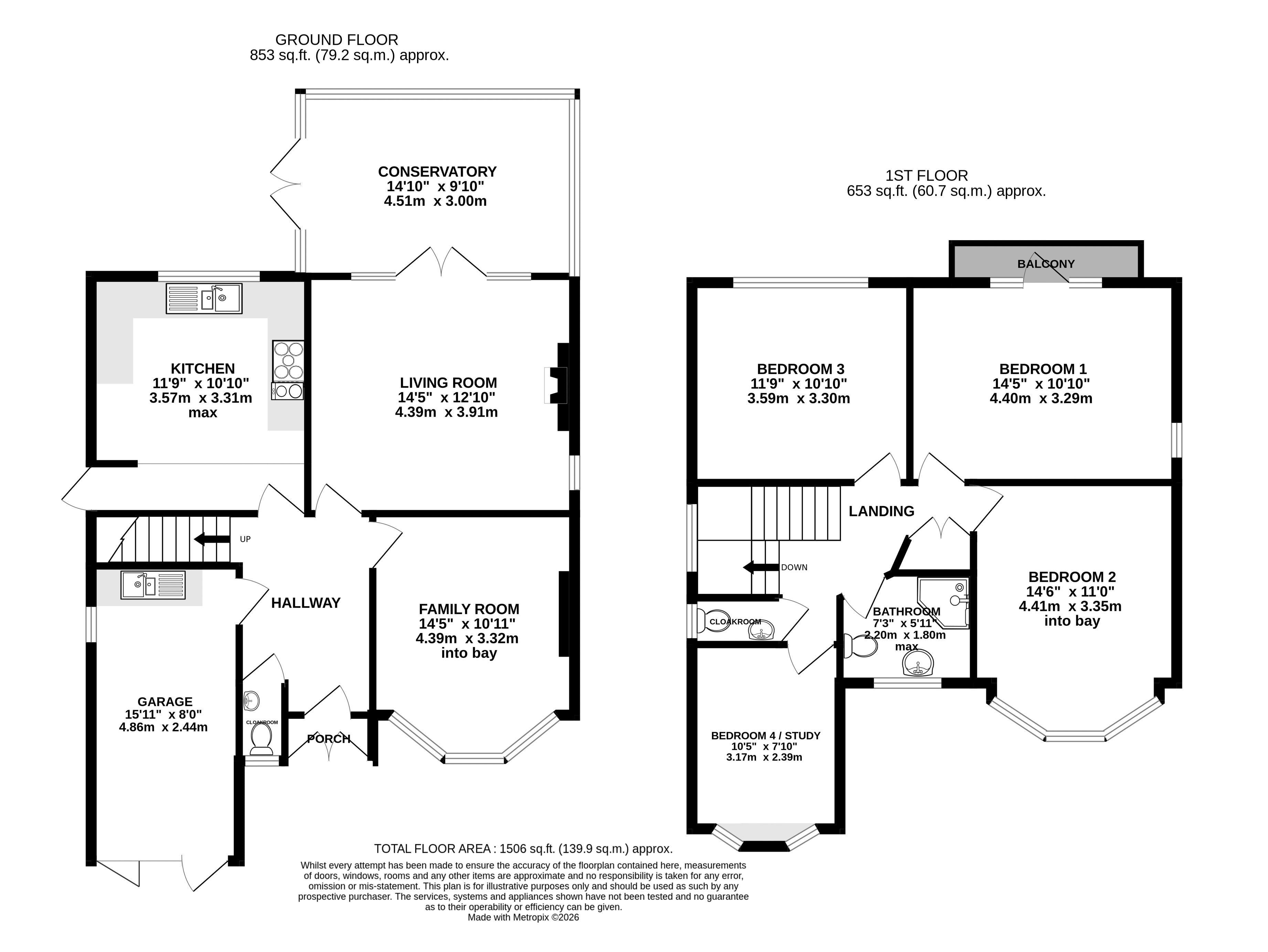408 Topsham Road, Exeter floorplan
