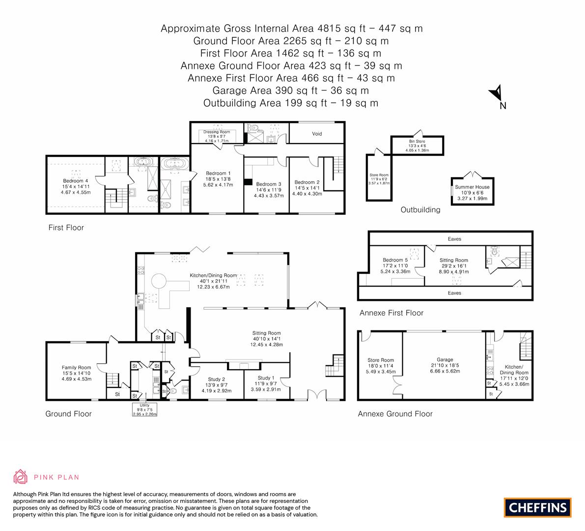 1 Ley Rectory Barns, Hildersham Road, Cambridge floorplan