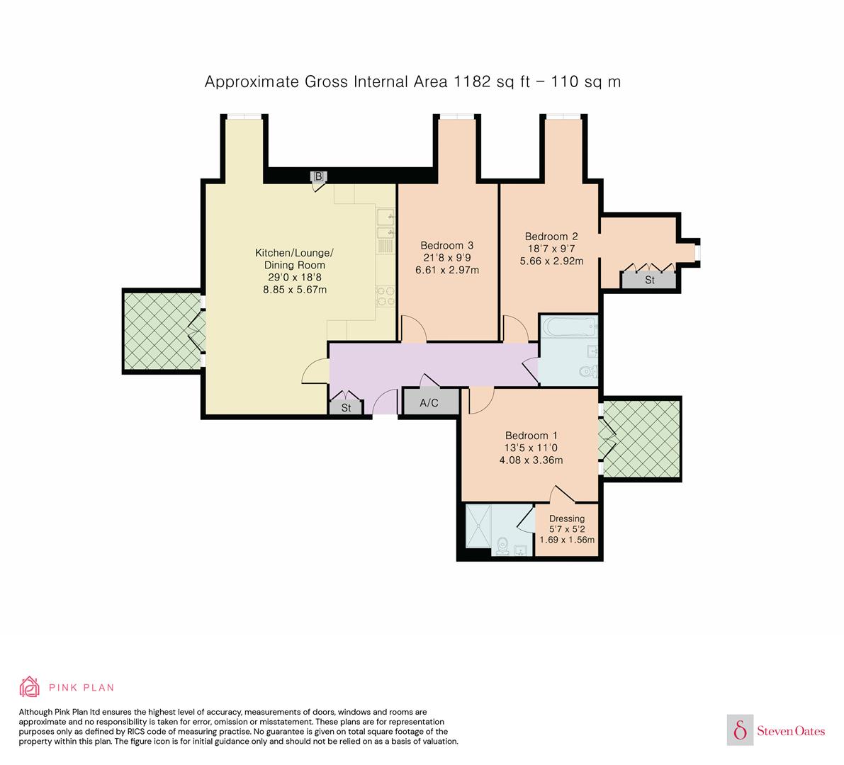 19, Kingsmead Court, Hertford floorplan