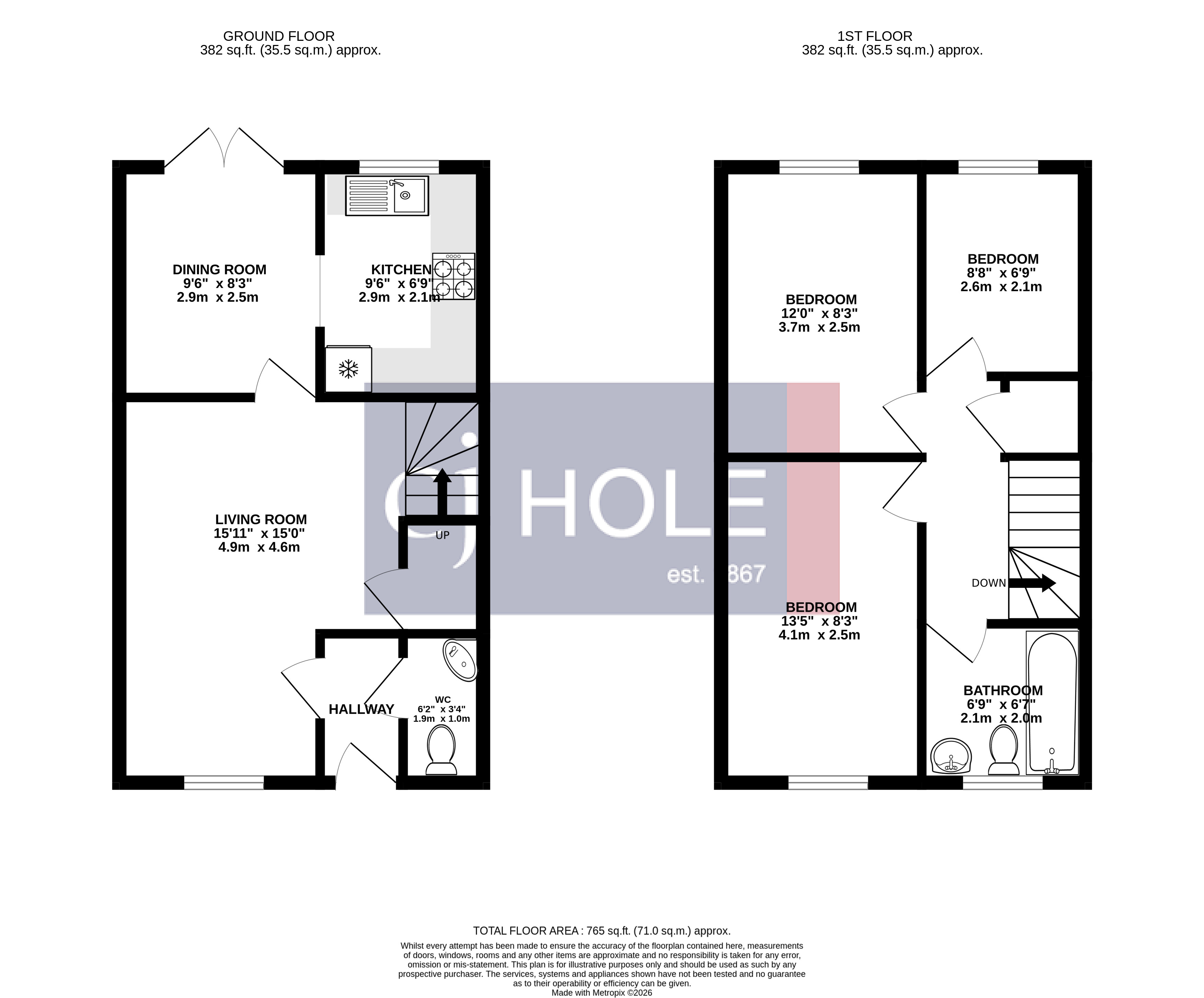 132, Kings Drive, Bristol floorplan