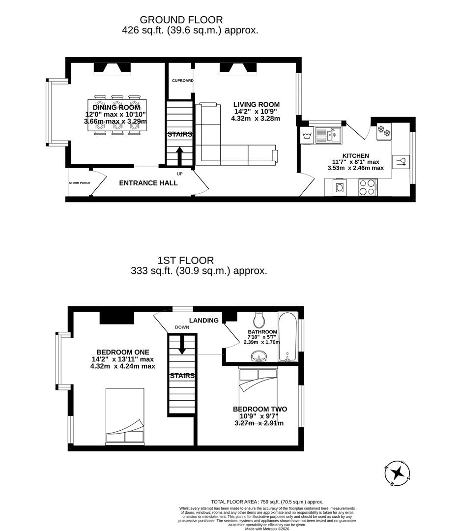 60, Surrey Road, Swindon floorplan