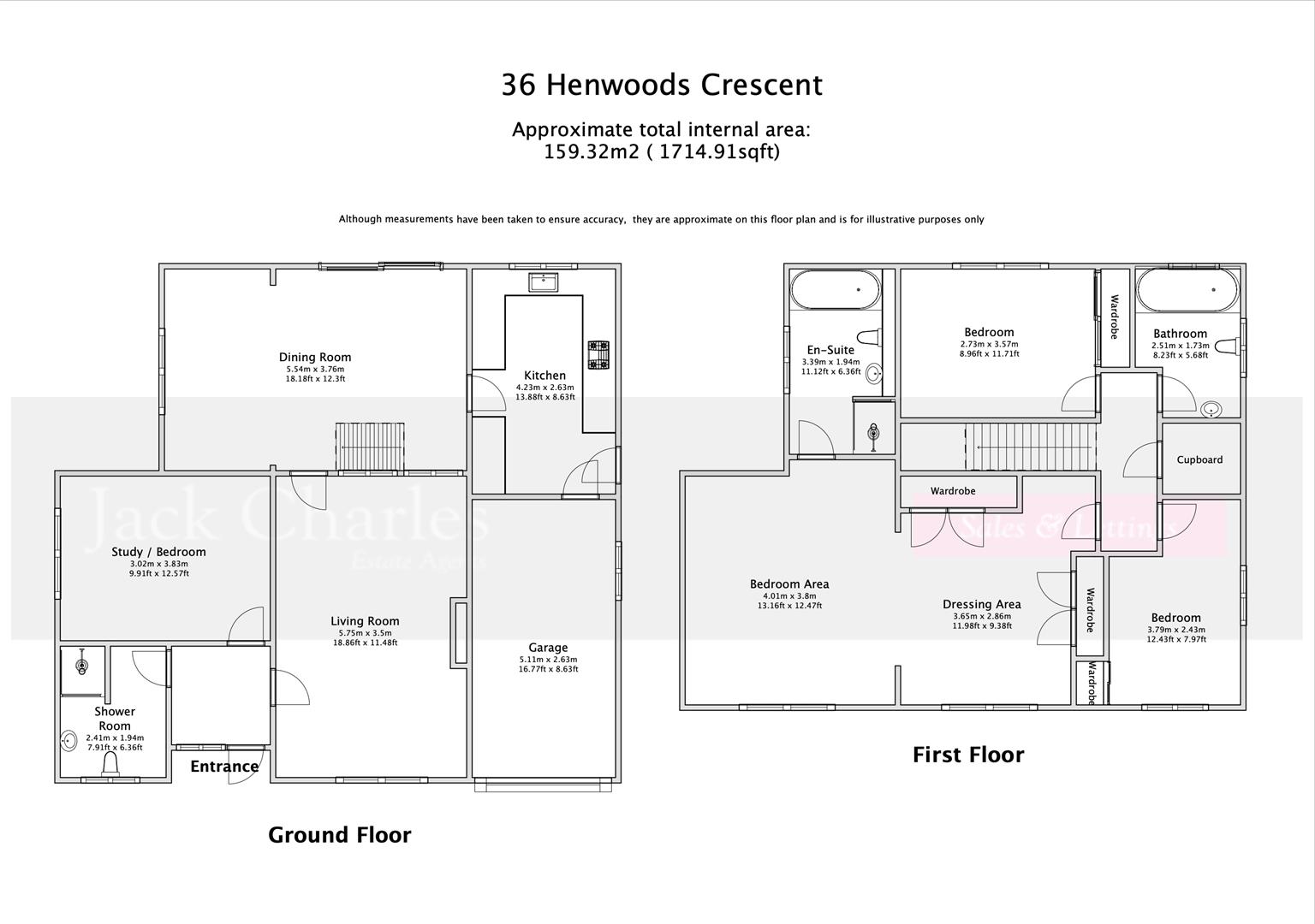 36, Henwoods Crescent, Tunbridge Wells floorplan