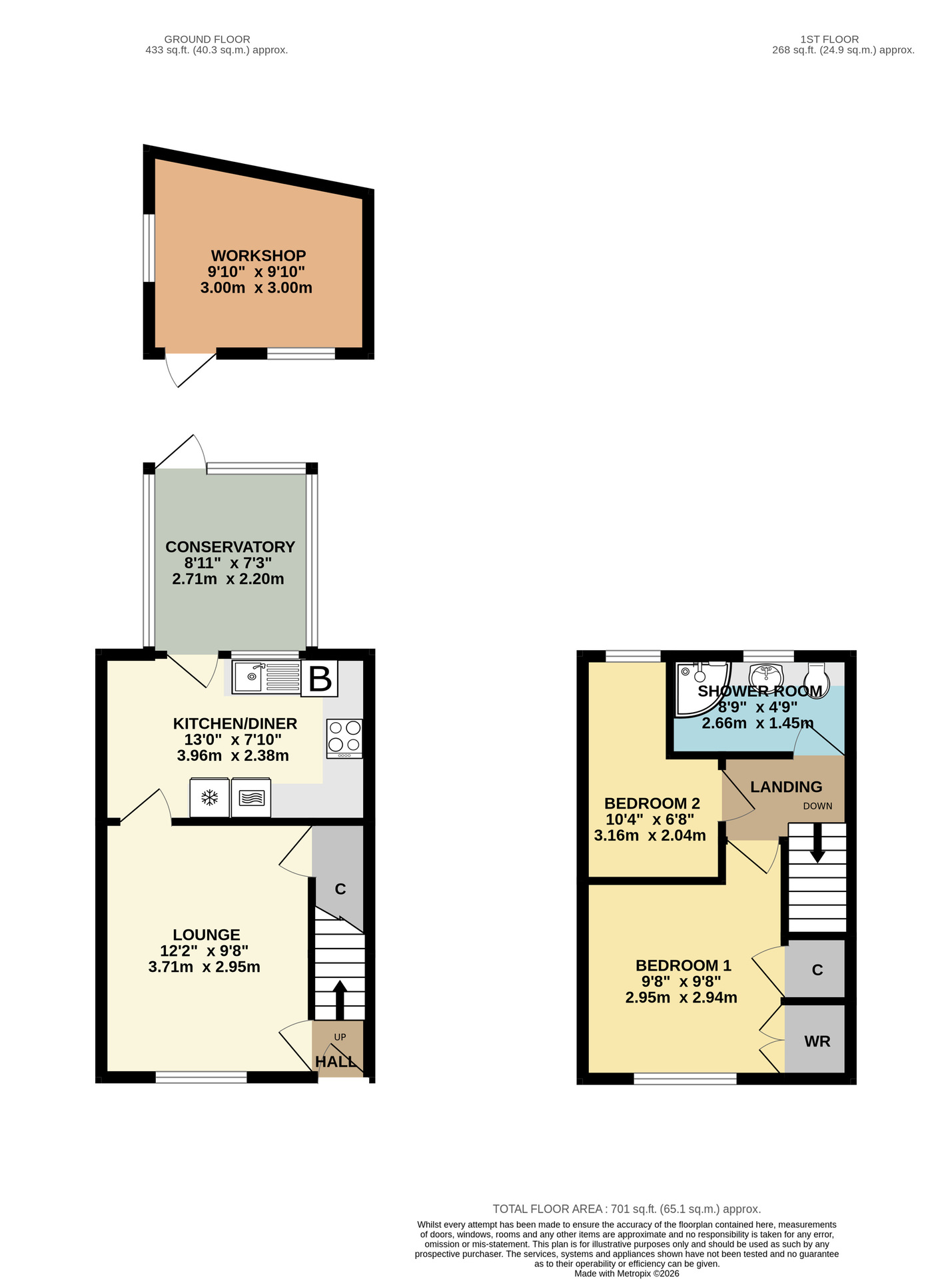 2 Great Corner, Yeovil floorplan