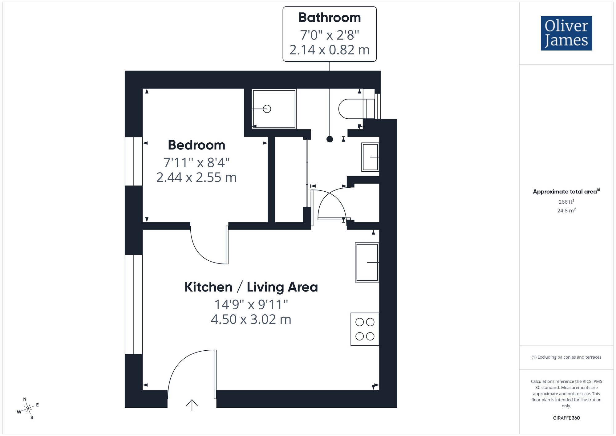 16 Mortimer Row, Huntingdon floorplan