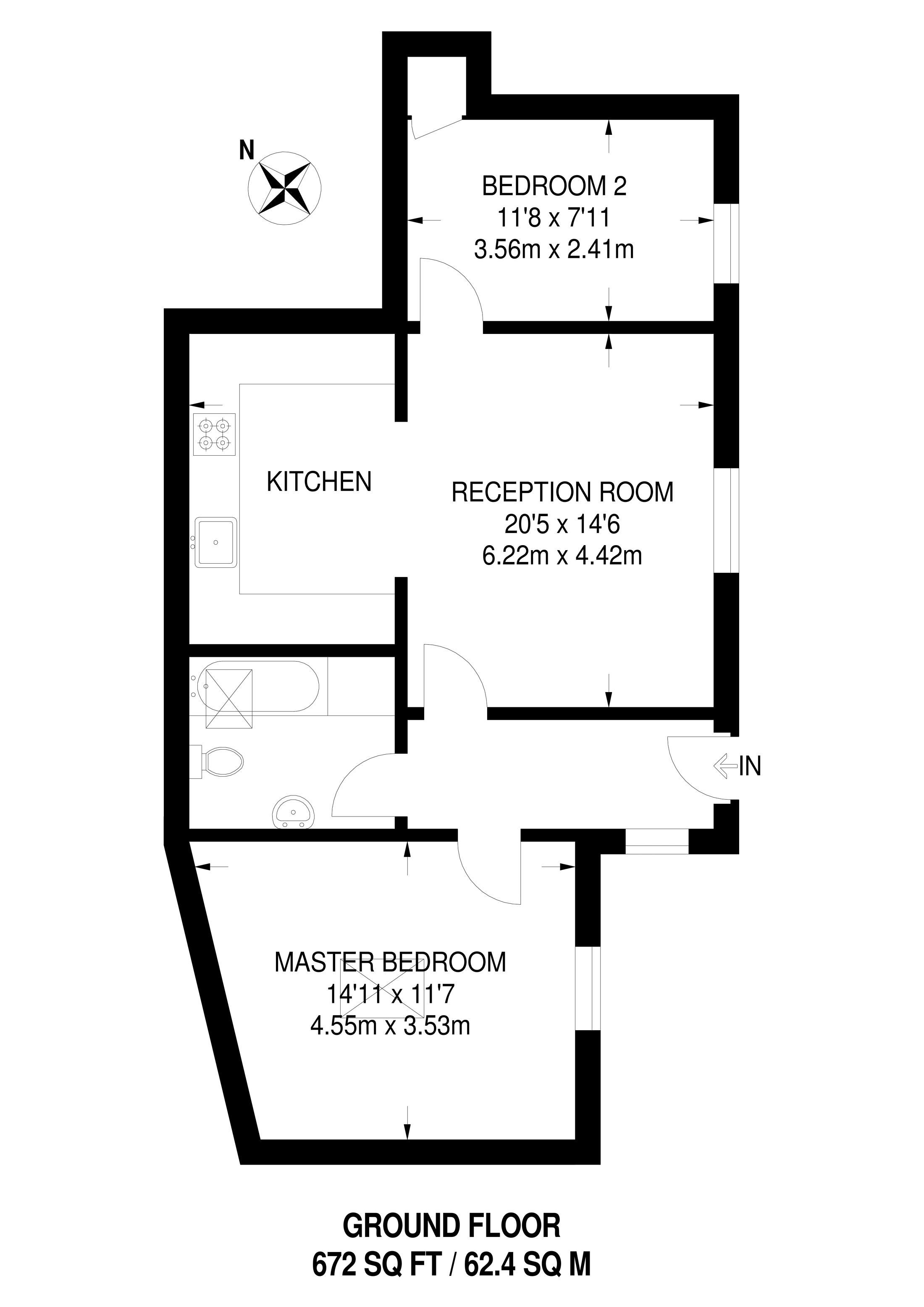 2 Bedrooms Flat to rent in Queens Road, Peckham SE15