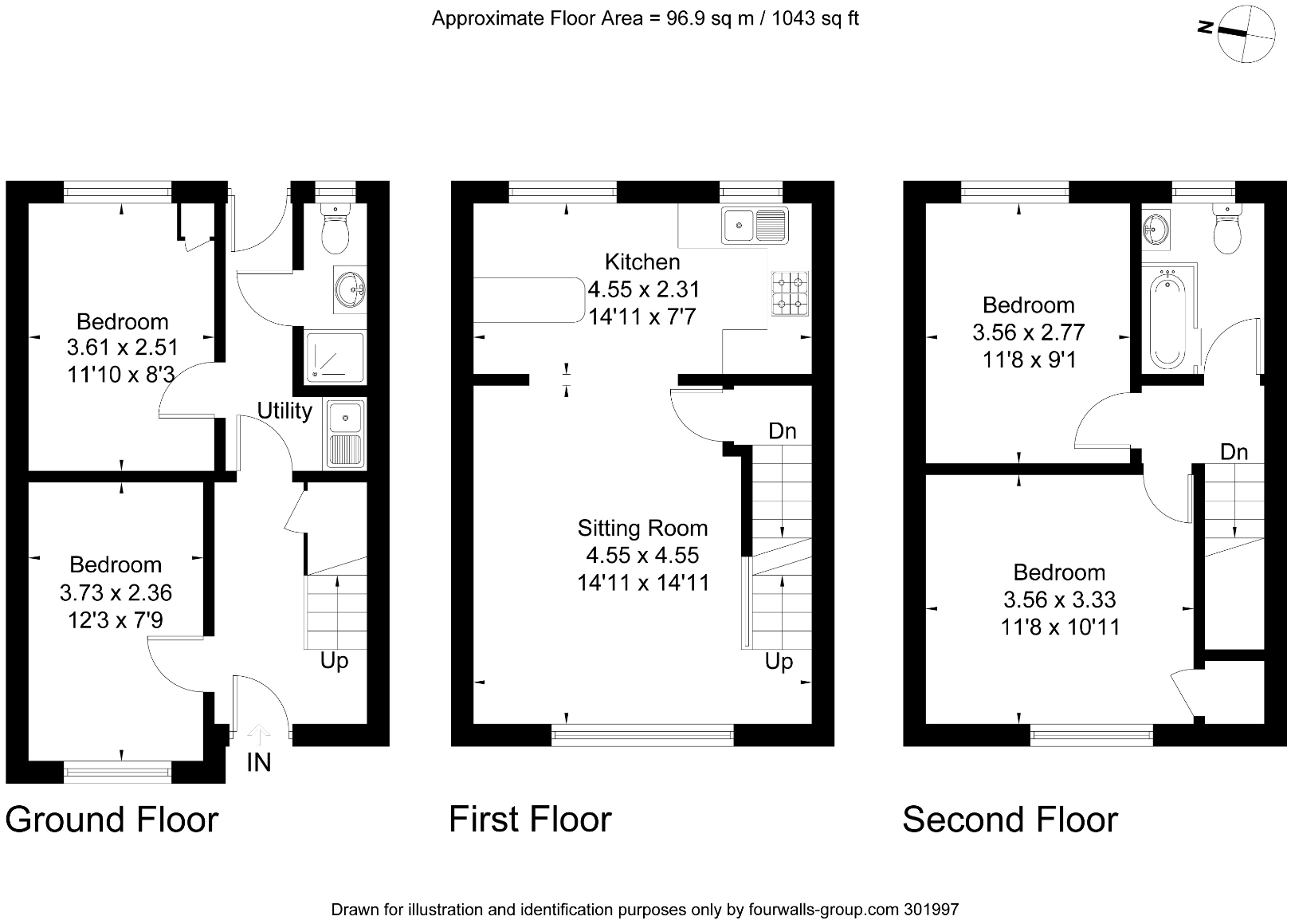 Old Newtown Road, Newbury RG14, 4 bedroom terraced house for sale