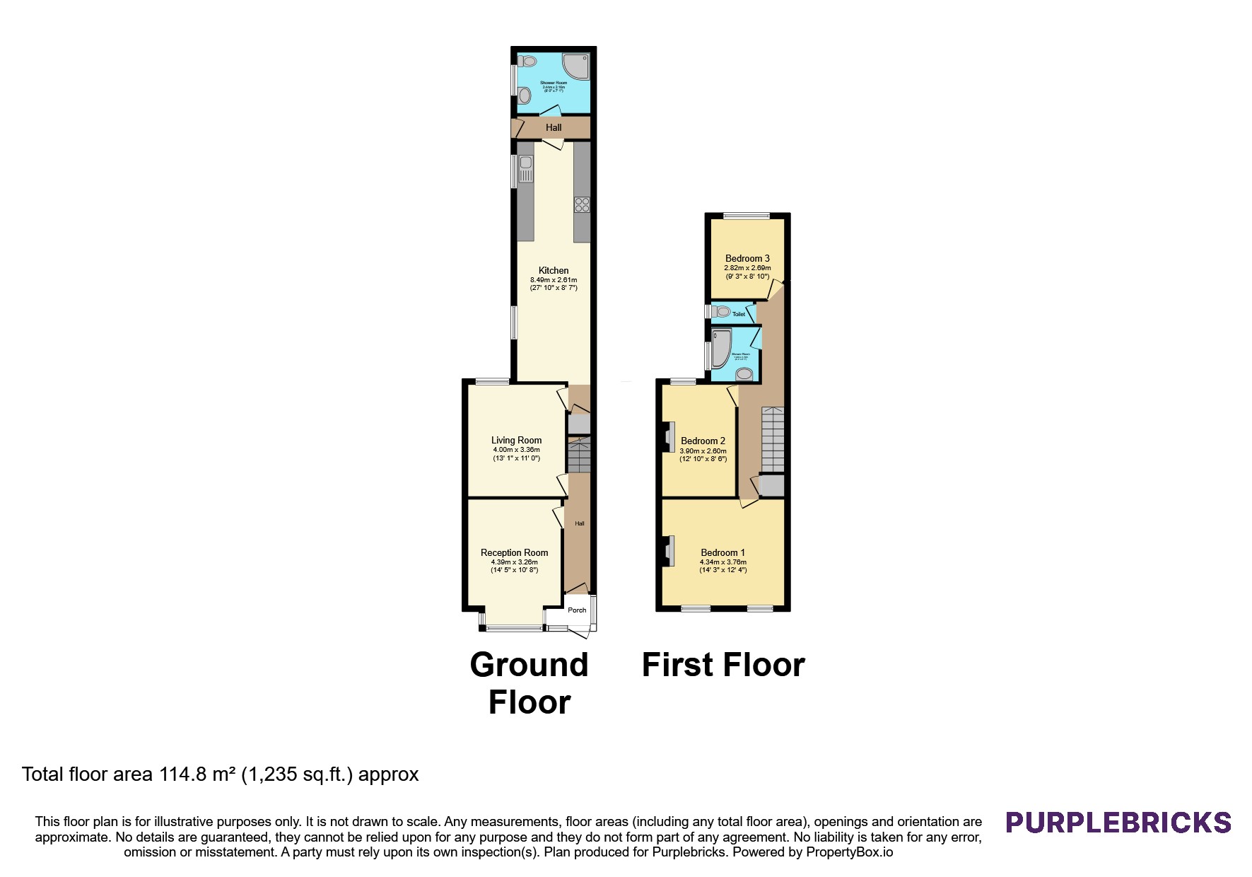 15, Ellesmere Road, Birmingham floorplan