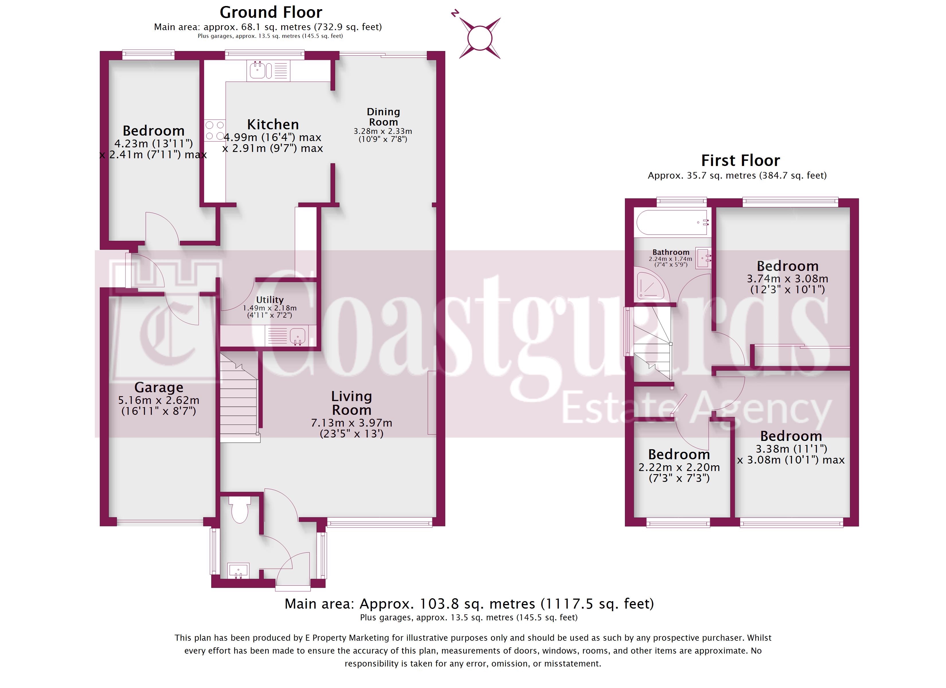1, Tangmere Gardens, Aldwick, West Sussex floorplan