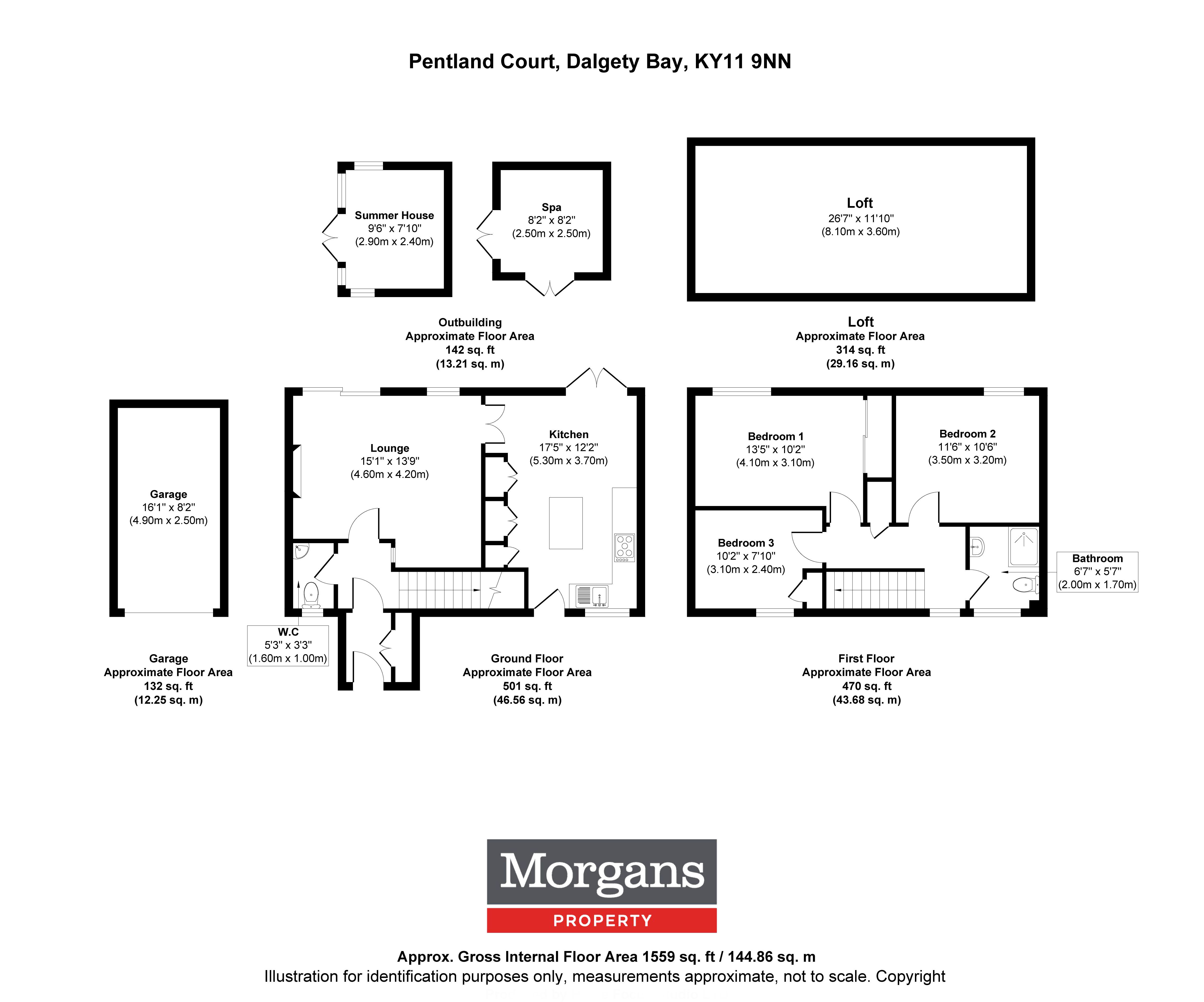 16, Pentland Court, Dalgety Bay floorplan