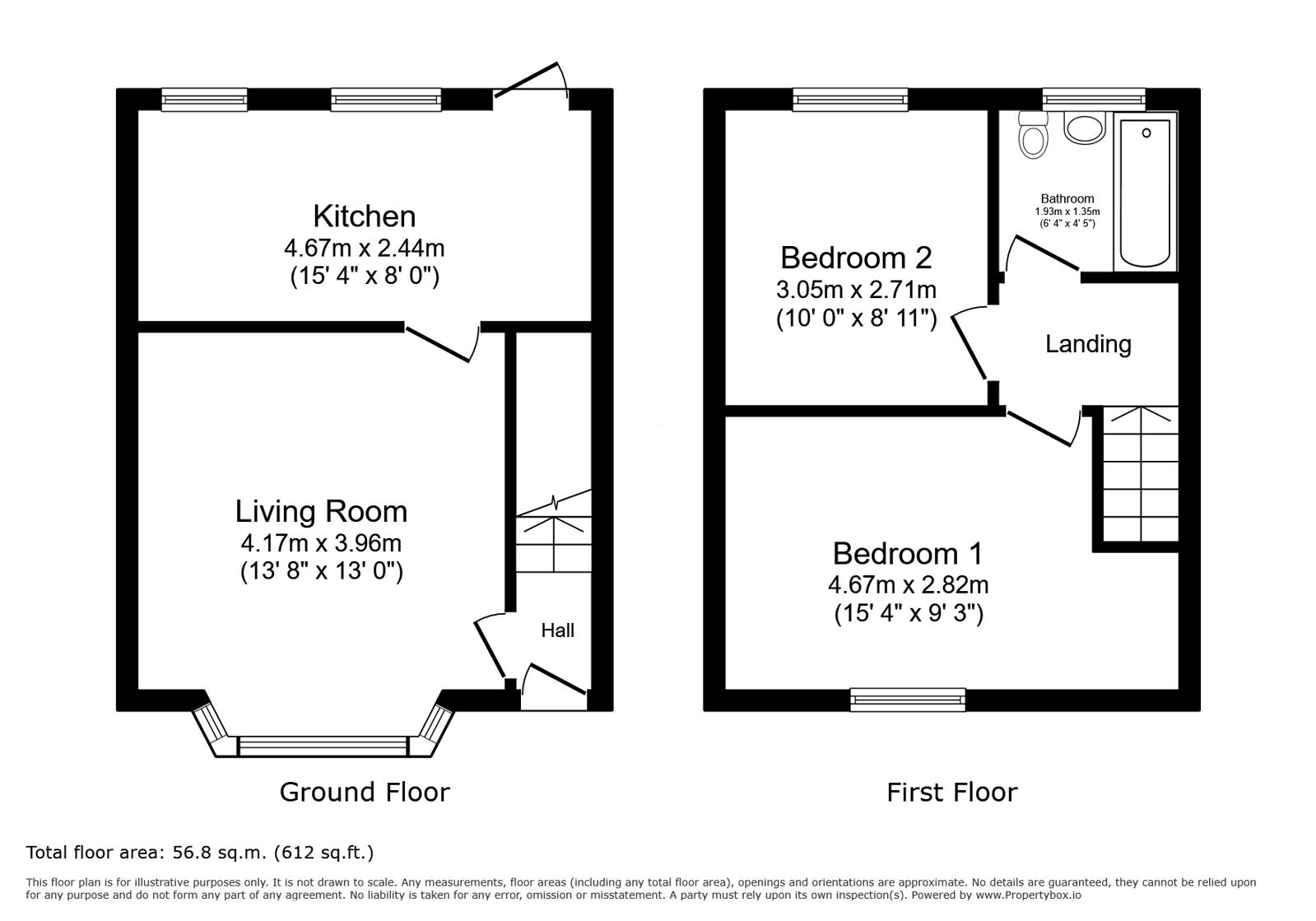 21, Newton Road, Cardiff floorplan