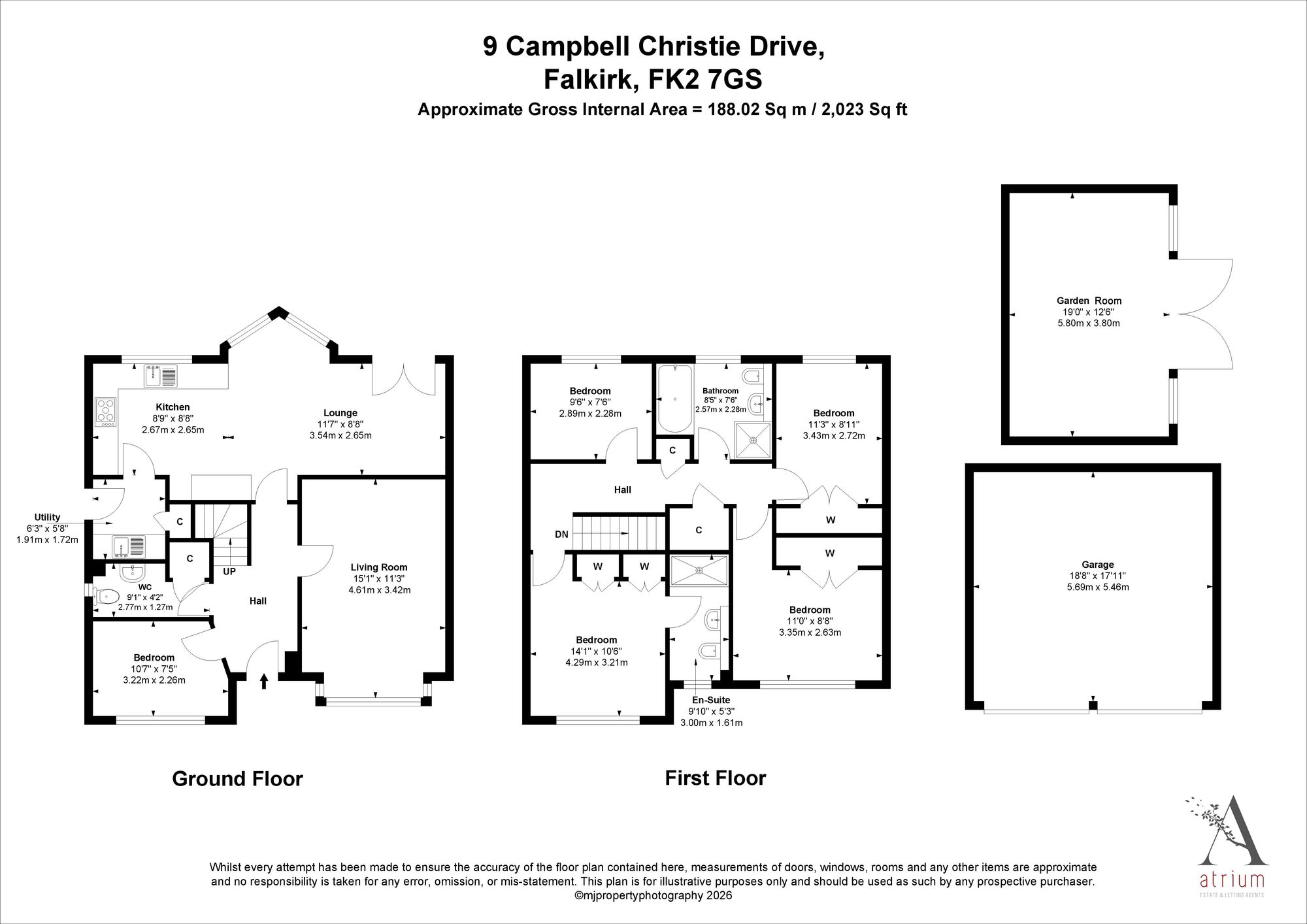 9 Campbell Christie Drive, Falkirk floorplan