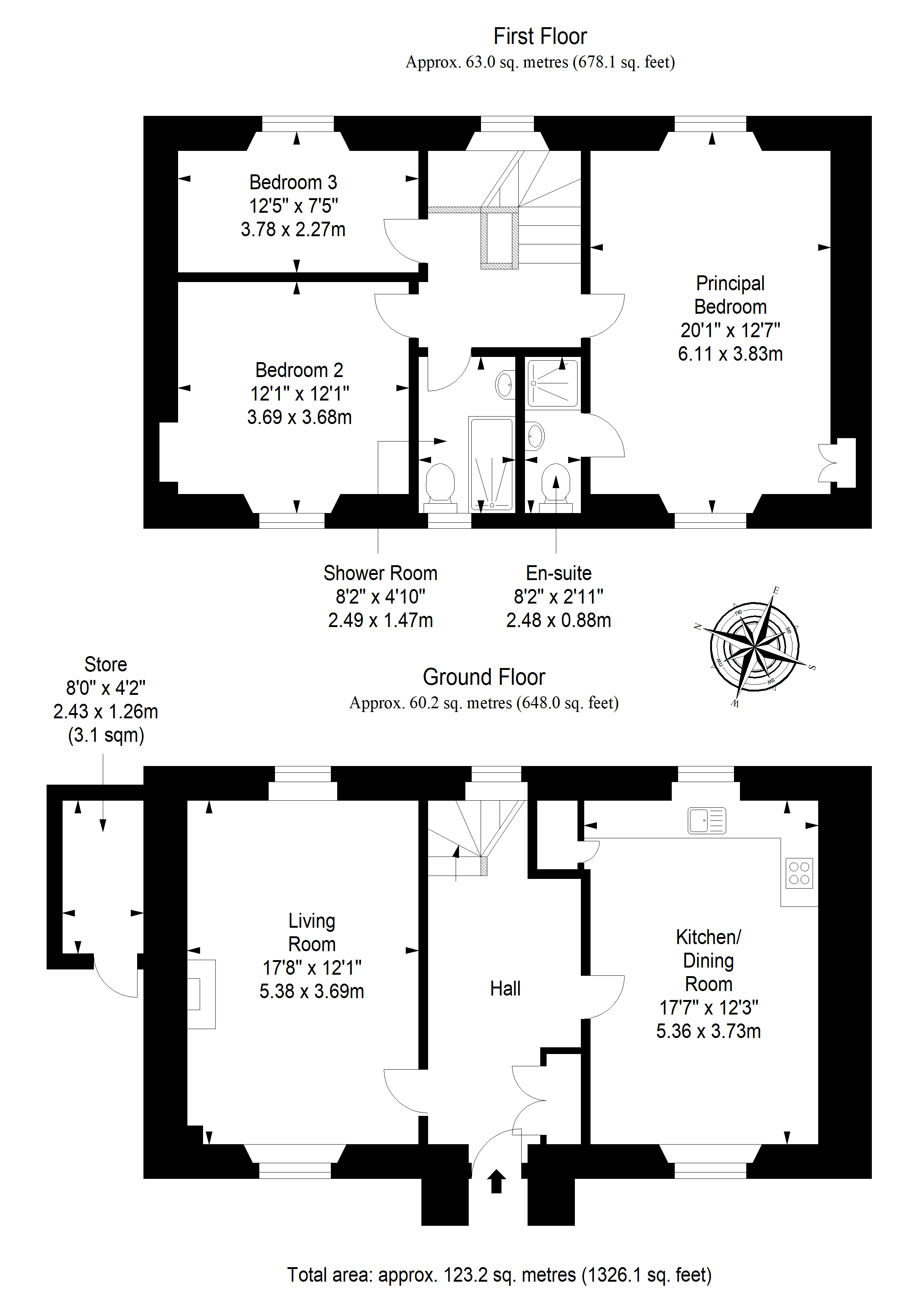 Old Post Office, Main Street, Tyninghame floorplan