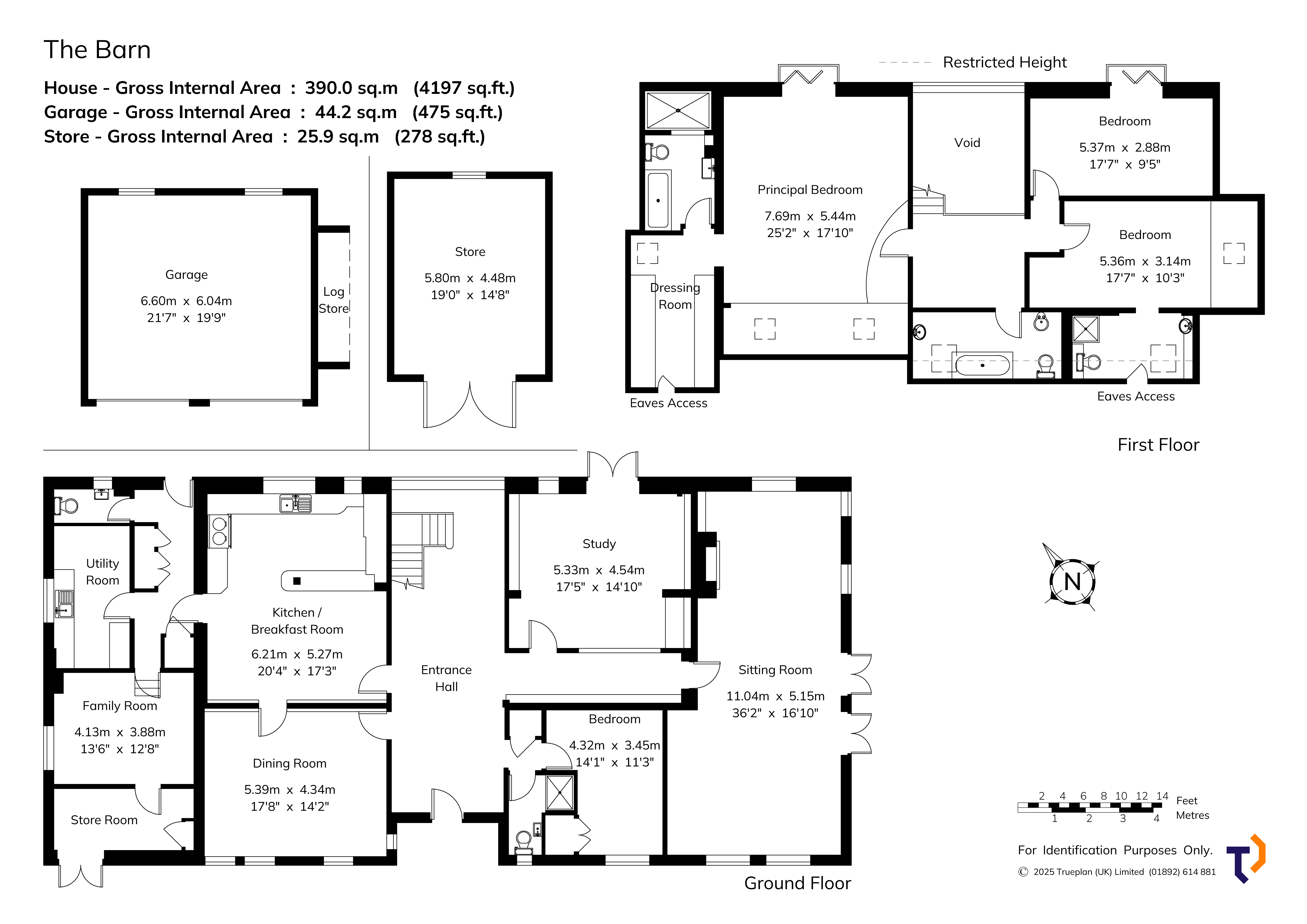 The Barn,, High Tilt, Kent floorplan