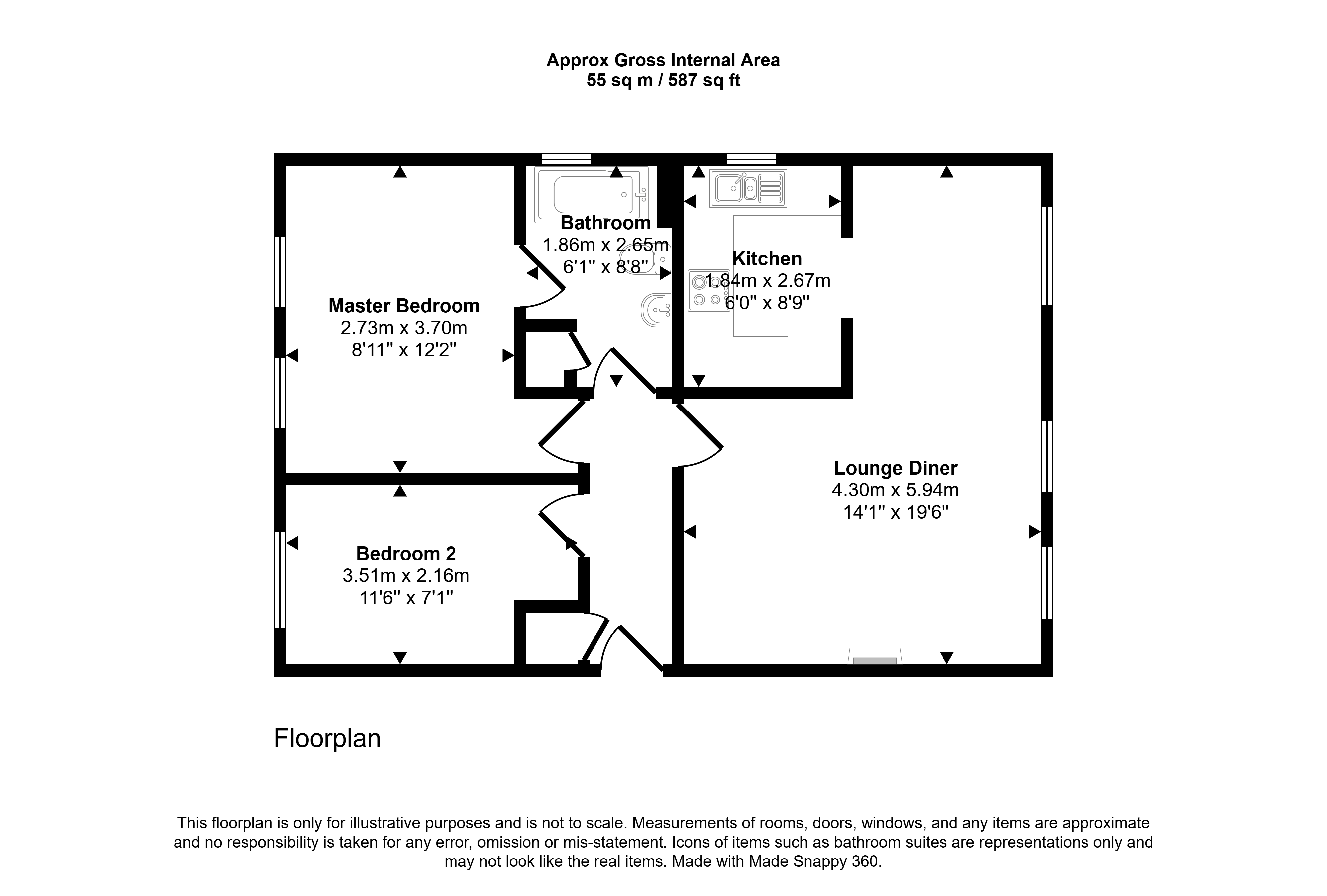 33, Praetorian Drive, Wallsend floorplan