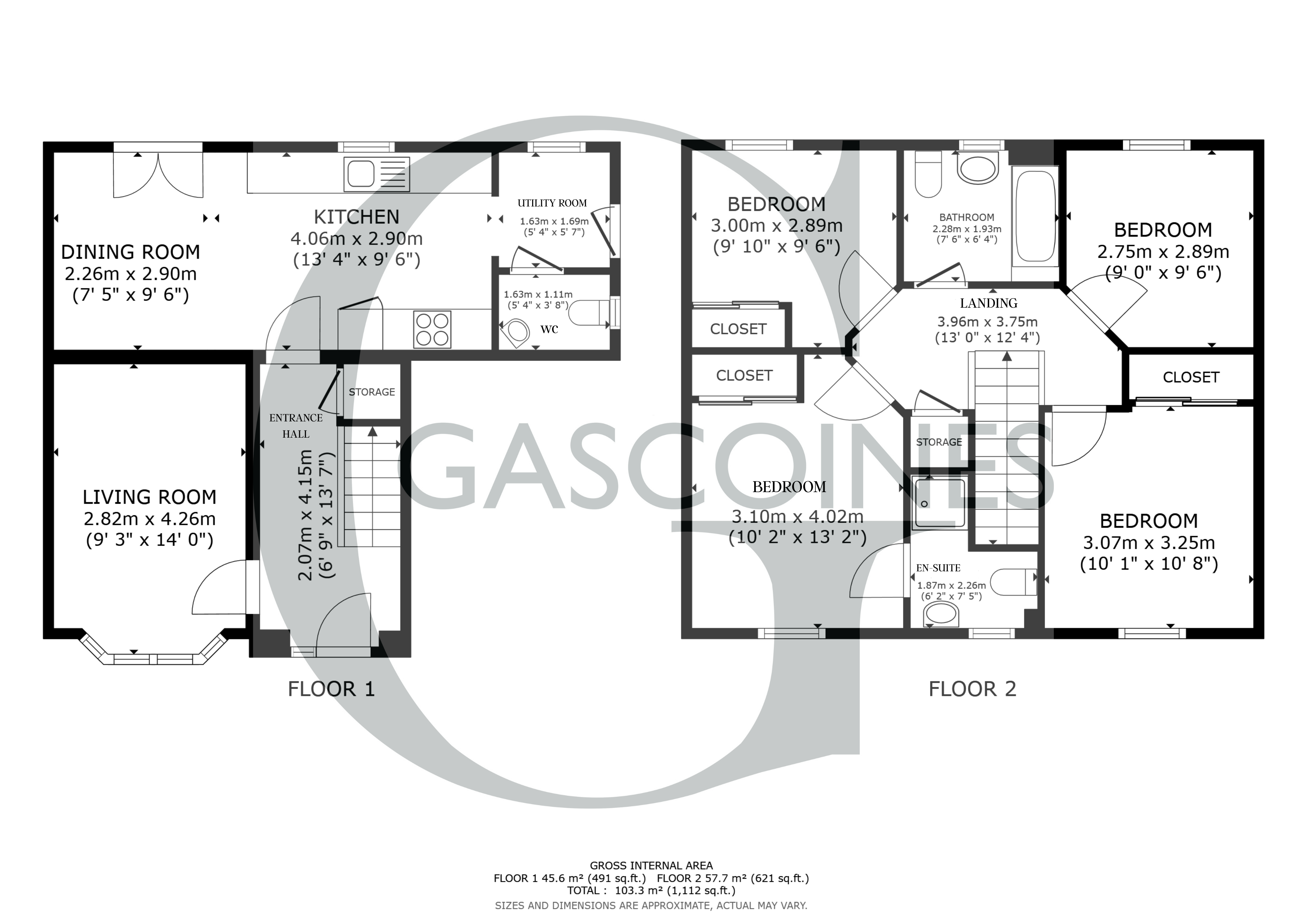 42, Orpington Way, Newark floorplan