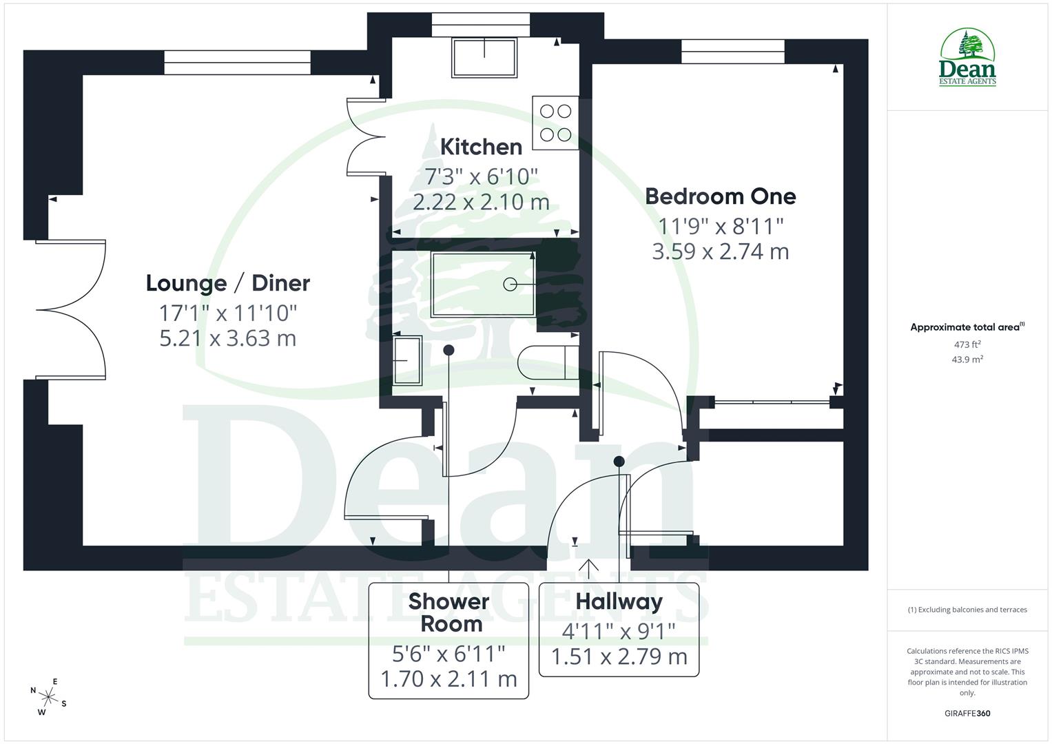 21, Kings Meadow Court, Lydney floorplan