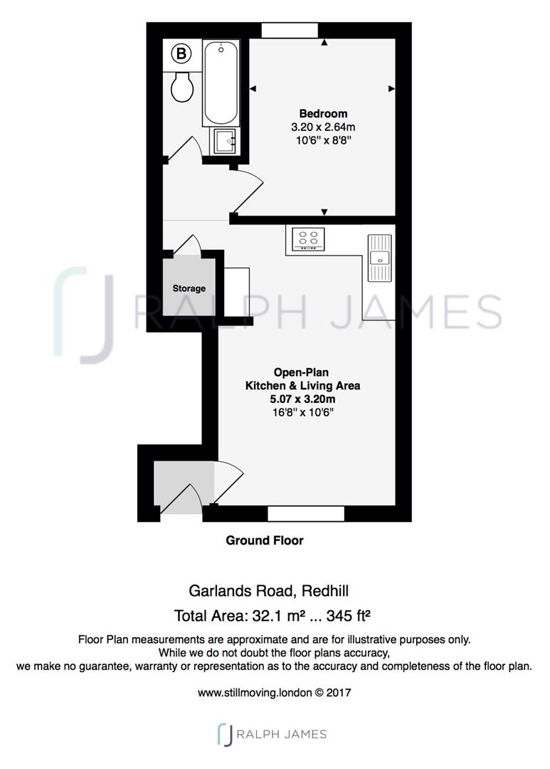 1 Bedrooms Flat to rent in Garlands Road, Redhill RH1