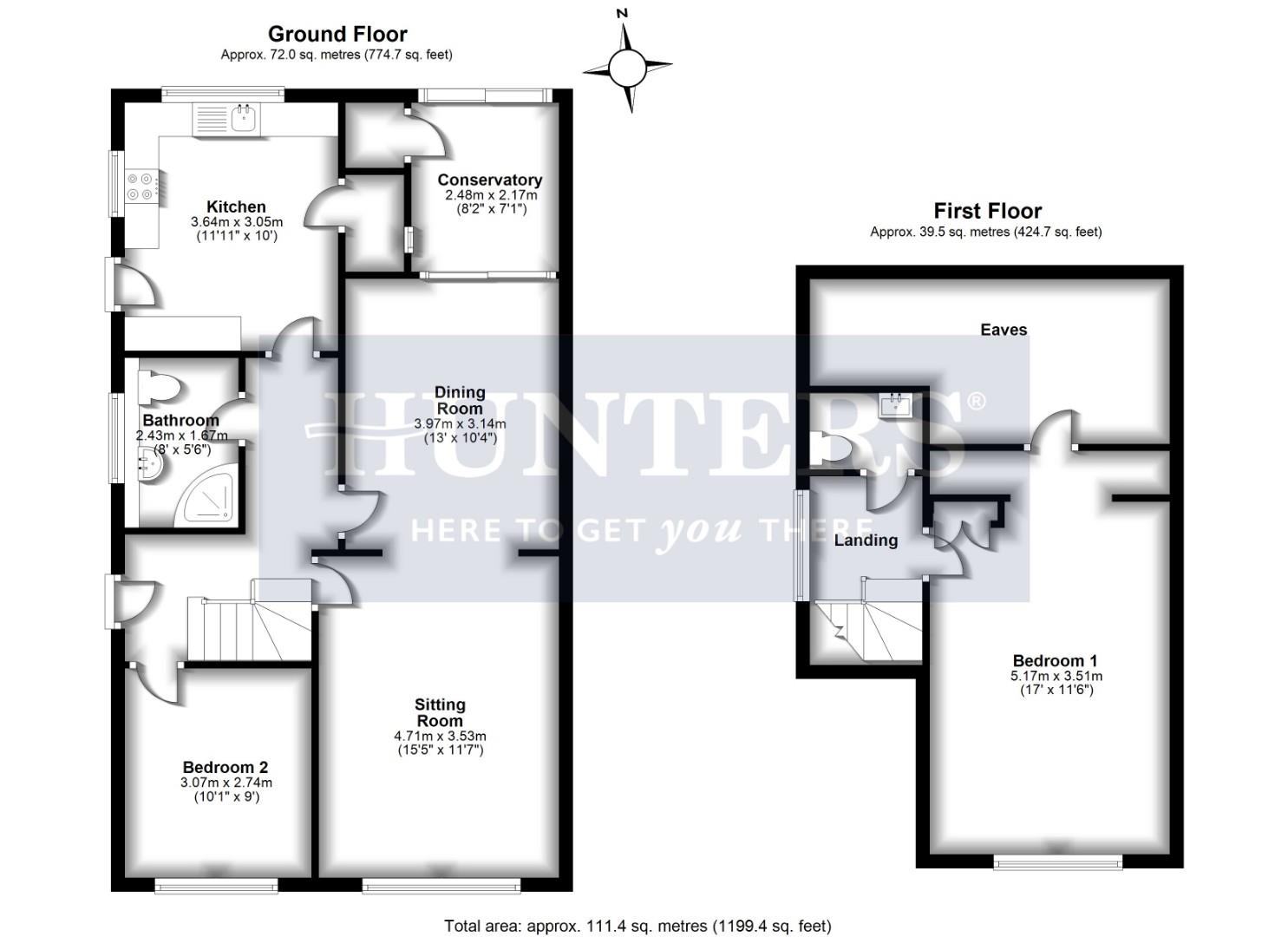 Stanhope Road, Longwell Green, Bristol BS30, 2 bedroom semidetached