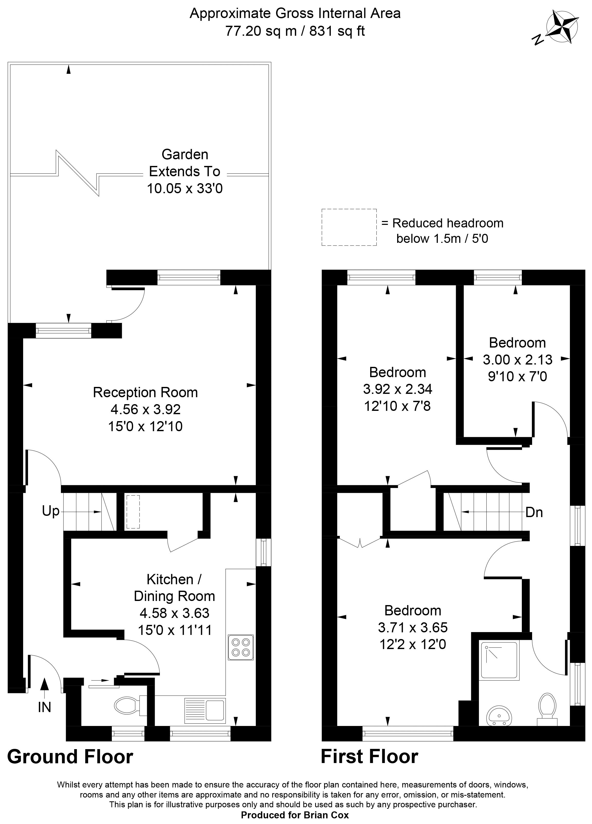 147, Radcliffe Way, Northolt floorplan