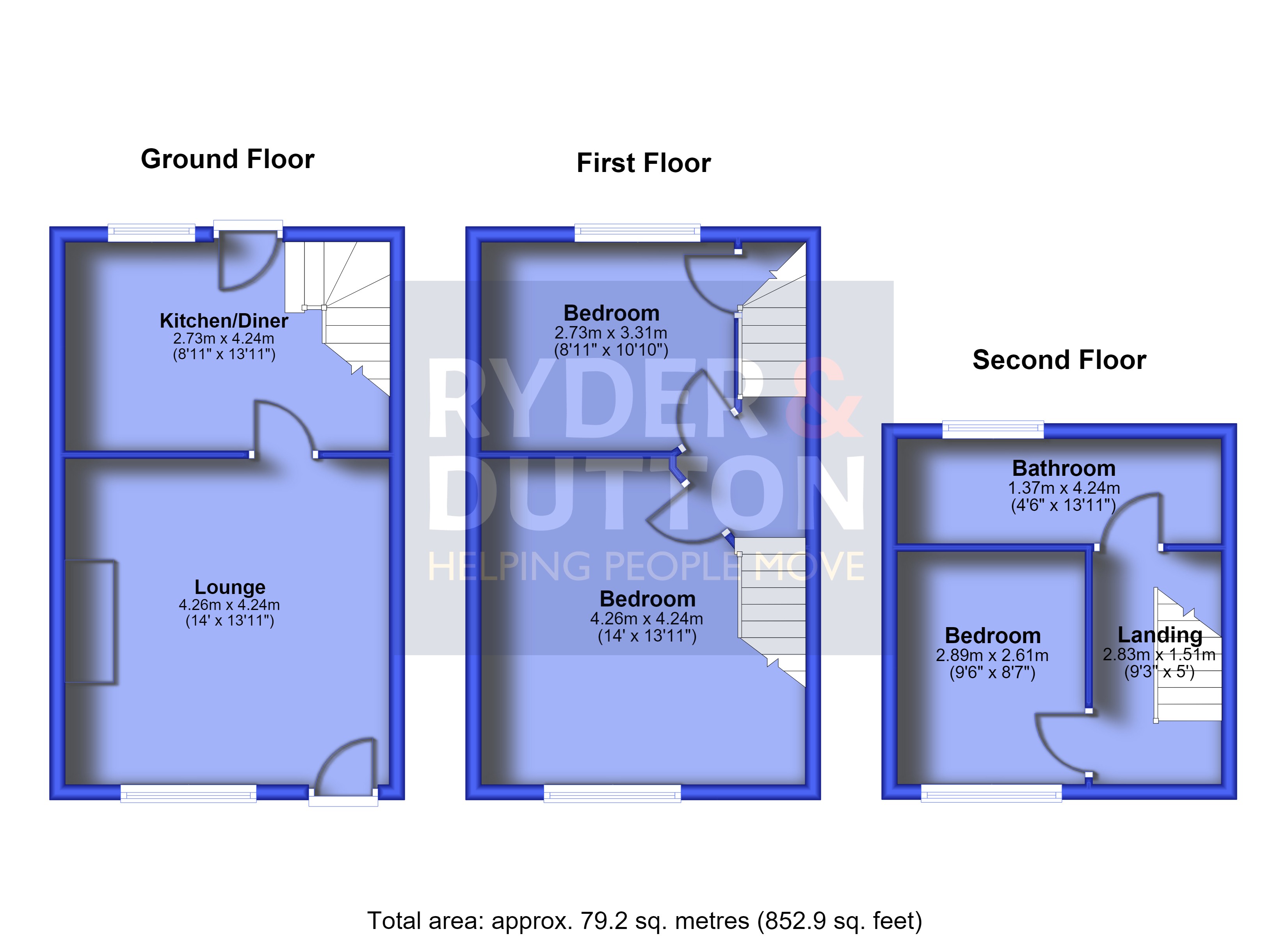15, Newall Street, Greater Manchester floorplan