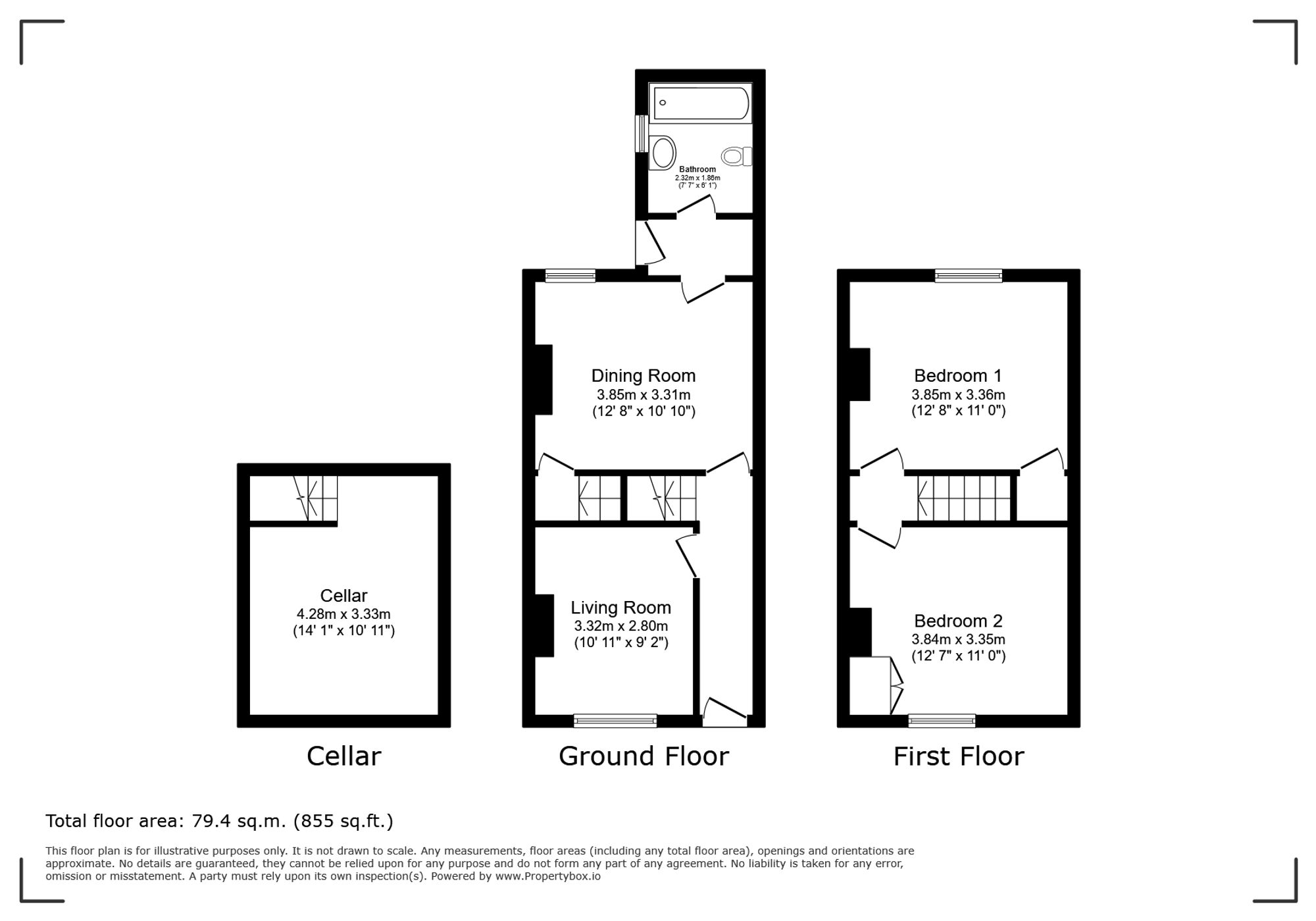 1 Birch Road, Stoke-On-Trent floorplan