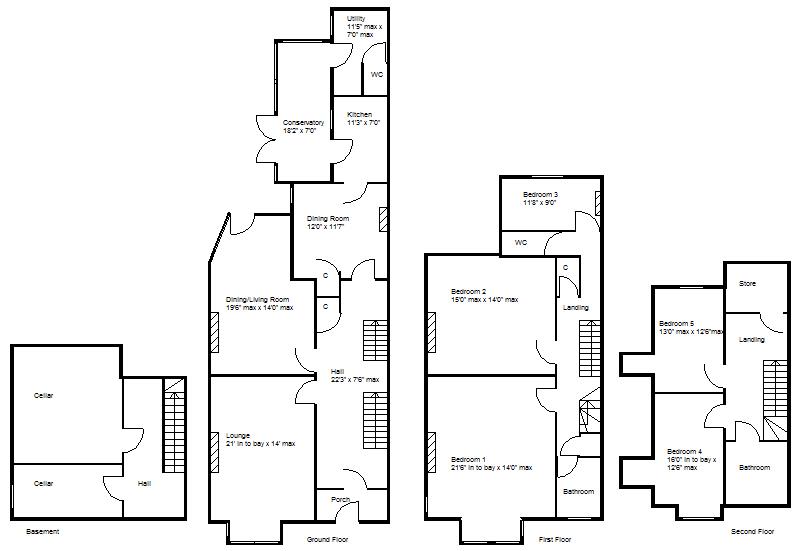1, Axholme Road, Doncaster floorplan