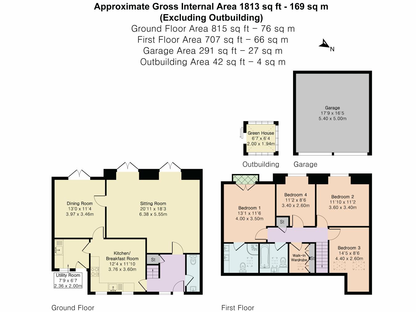 3, Shepherds Close, Weston-On-The-Green floorplan