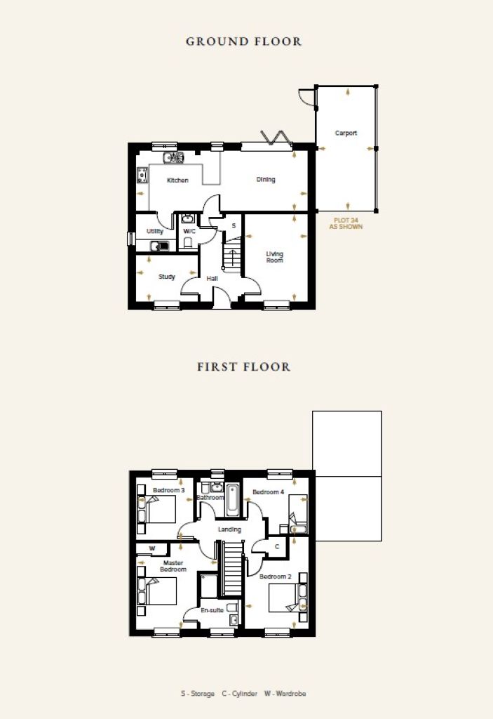 Plot 34 Monarch Place,, The Chelsea, Newington floorplan