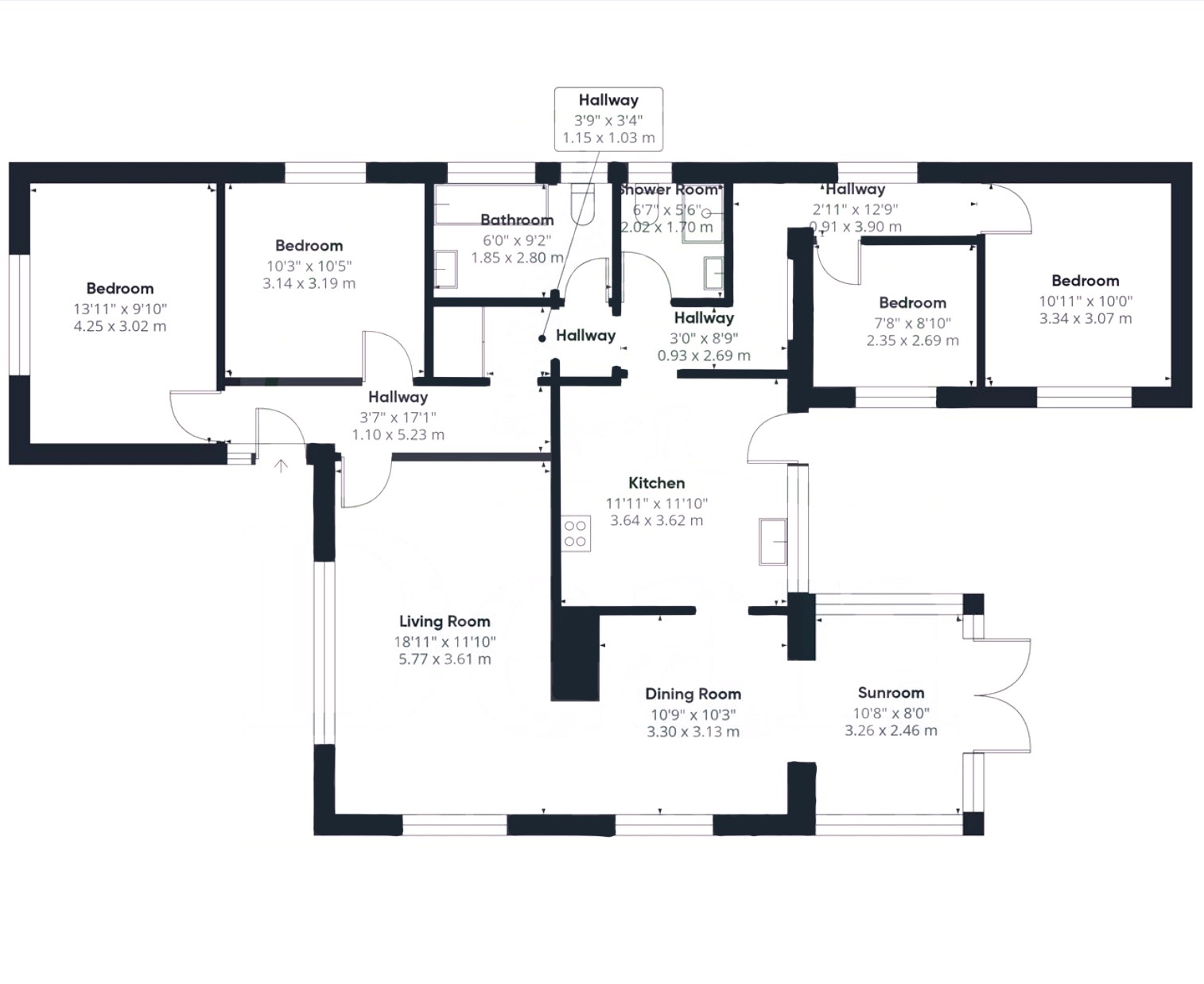 The Woodlands, Lower Road, Cinderford floorplan